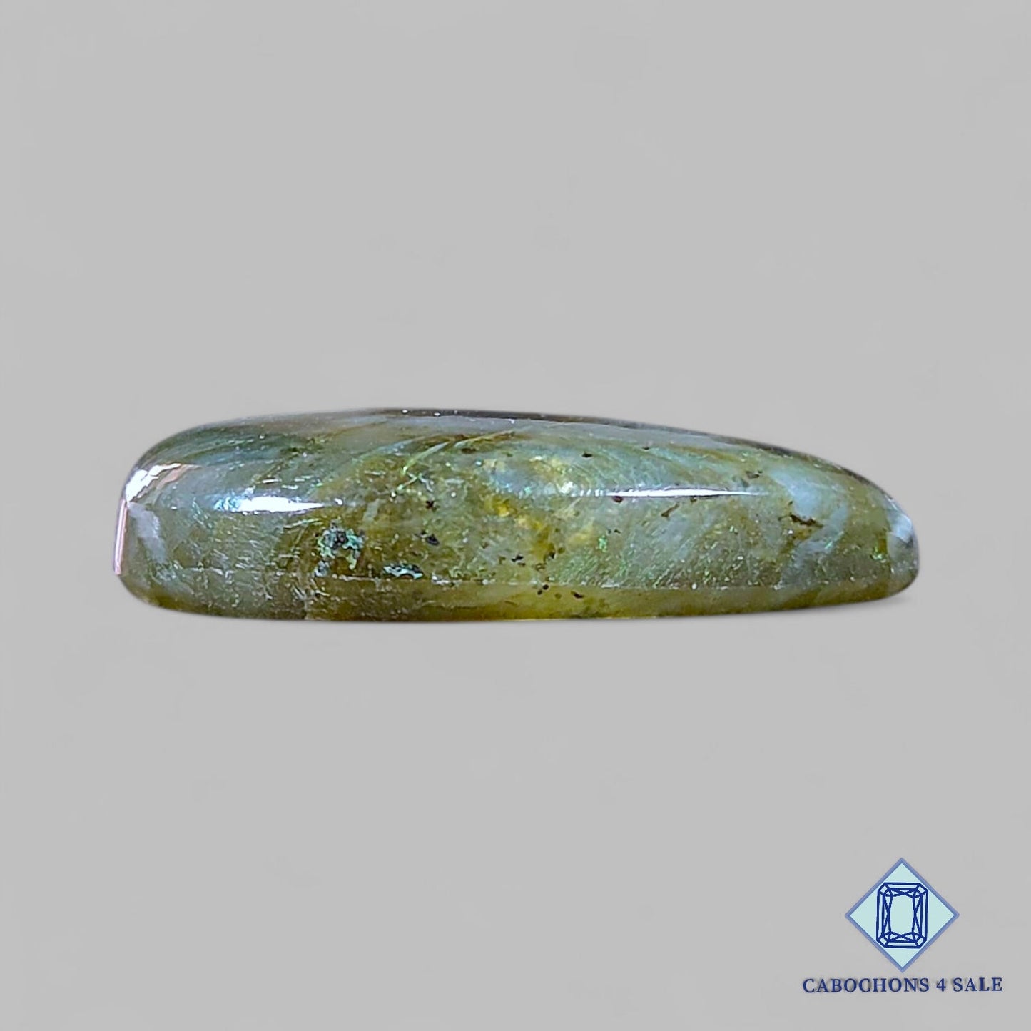 Natural Multi color Labradorite Gemstone Pear Cabochons 30*20*7mm from Madagascar available for sale