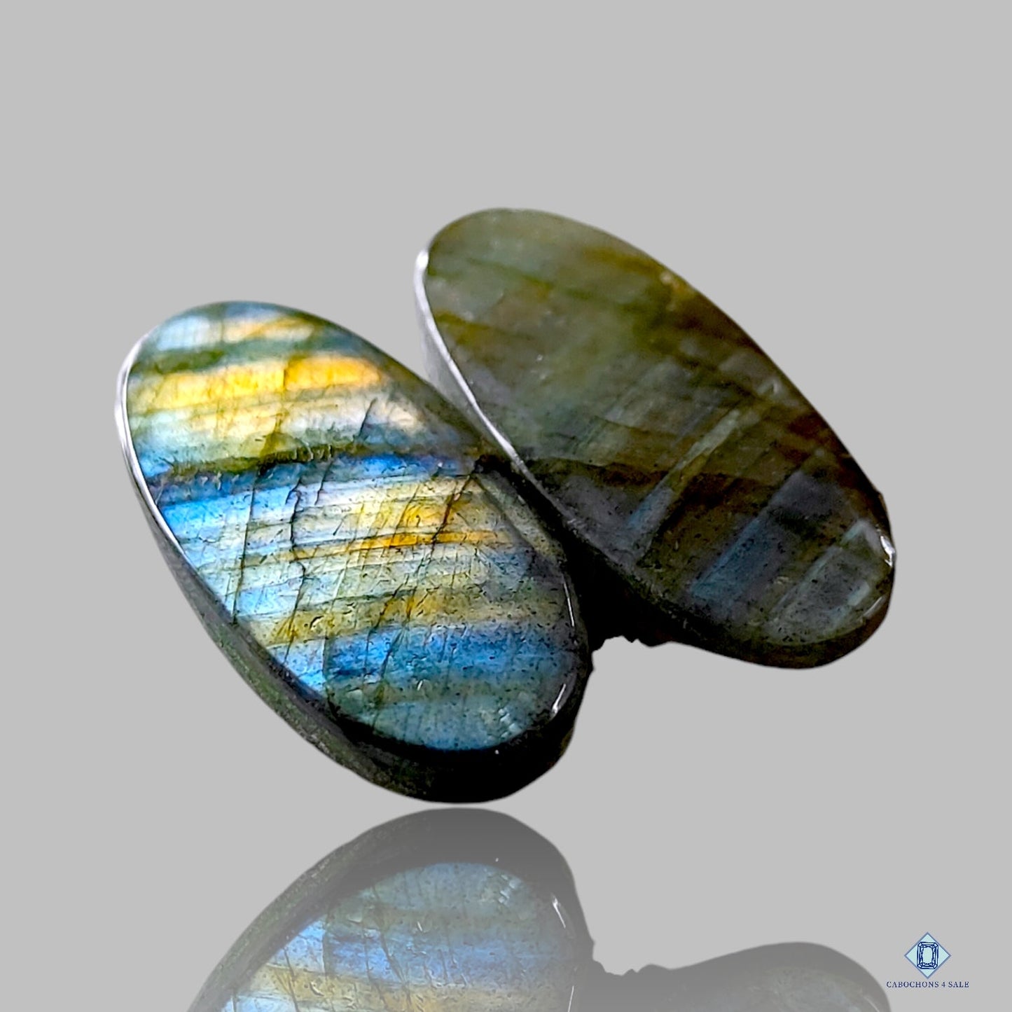 Multi color Labradorite Oval Pairs
