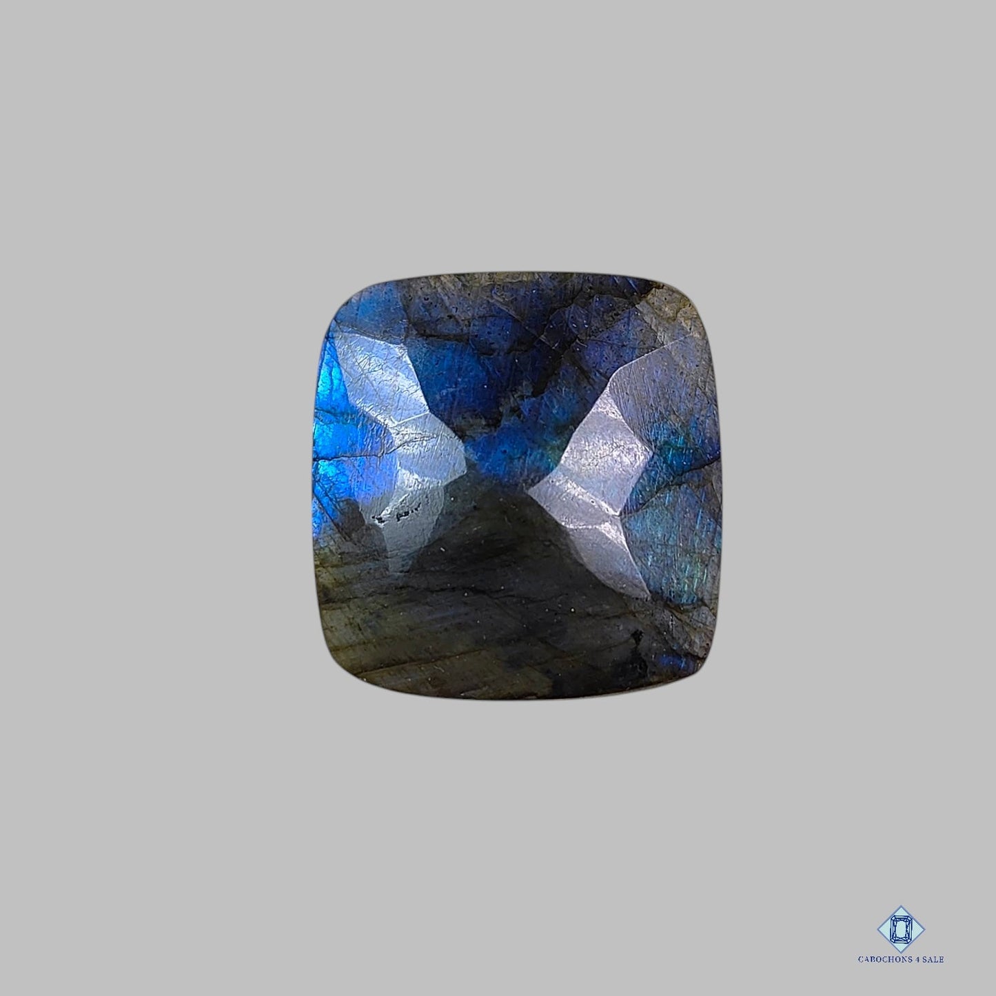 Labradorita azul rectangular, todos los cortes