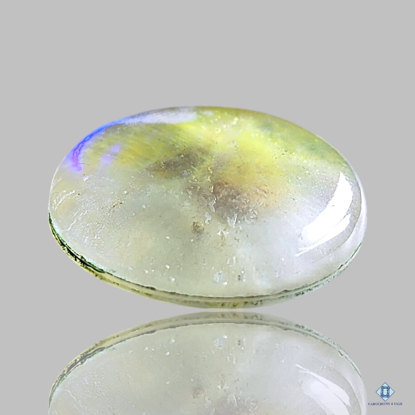 Dobletes recubiertos de labradorita azul Dobletes redondos