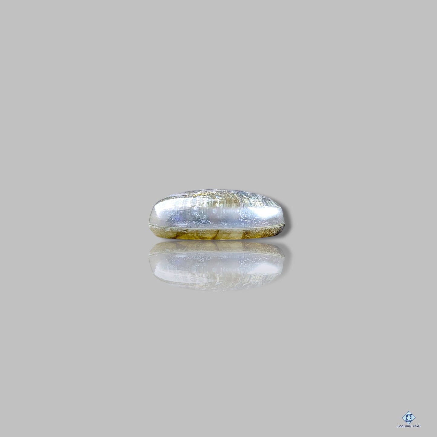 Blue Labradorite Coated + Crystal Quartz Doublets Oval Doublets