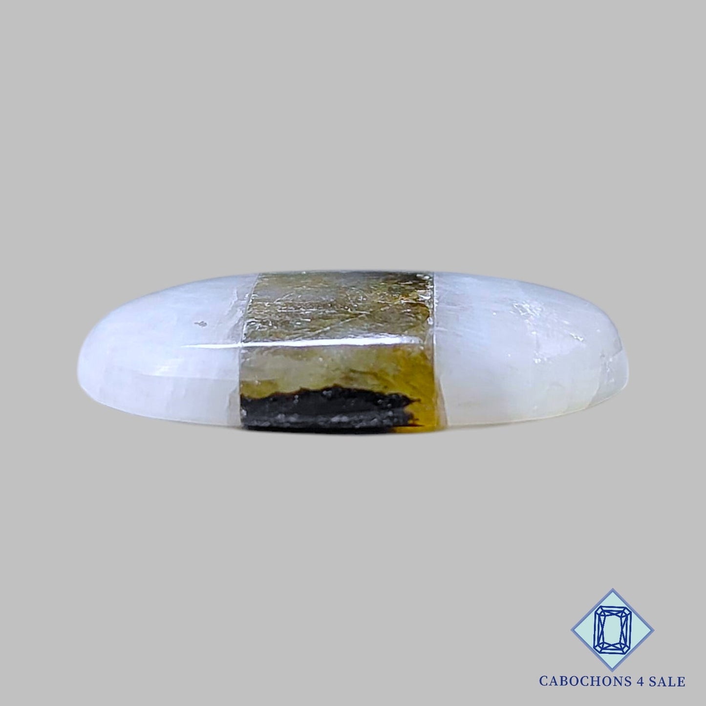 Labradorite + Moonstone Gemstone Oval Doublets 26*19*5mm available for sale