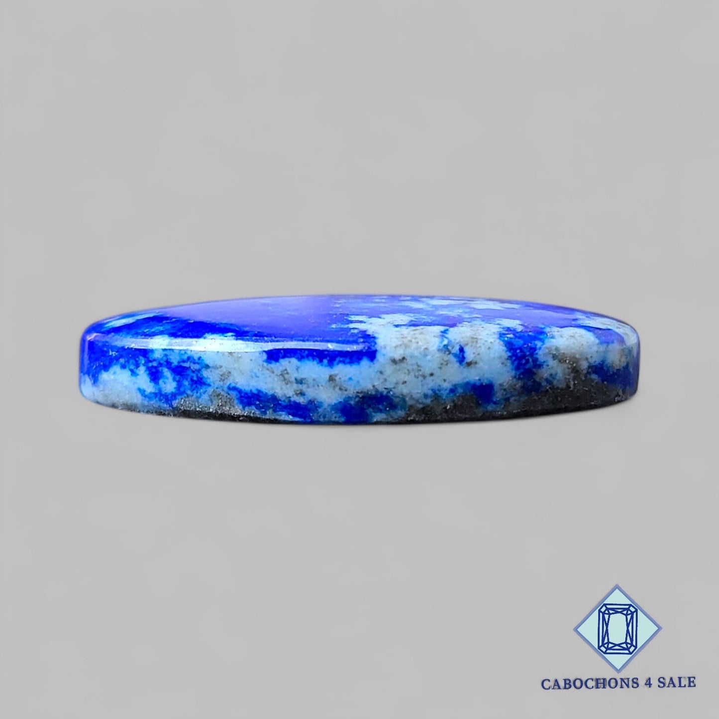 Cabujones ovalados de lapislázuli natural de 33 x 20 x 5 mm, de Chile, disponibles para la venta.