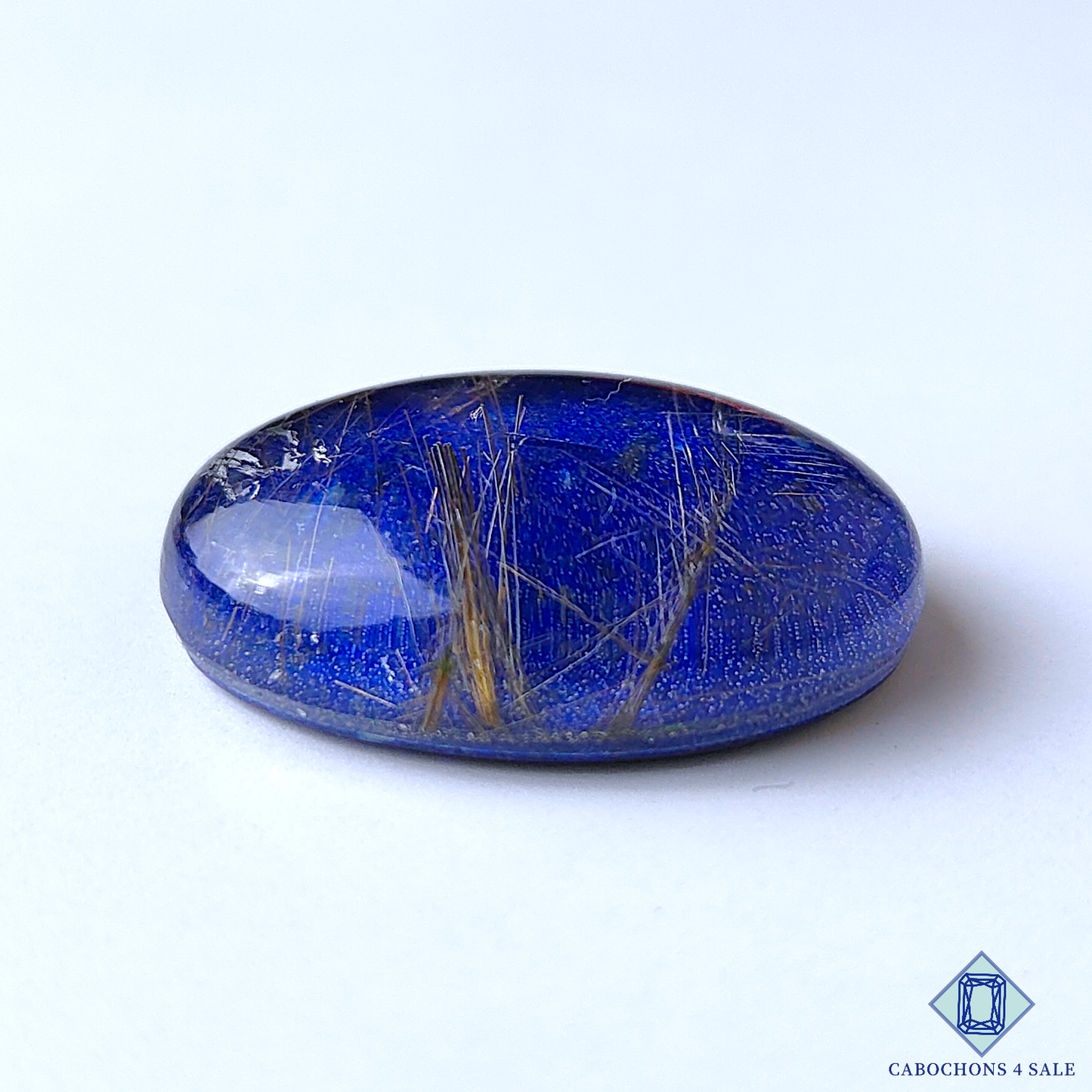 Lapis Lazuli Rutile Quartz Doublets