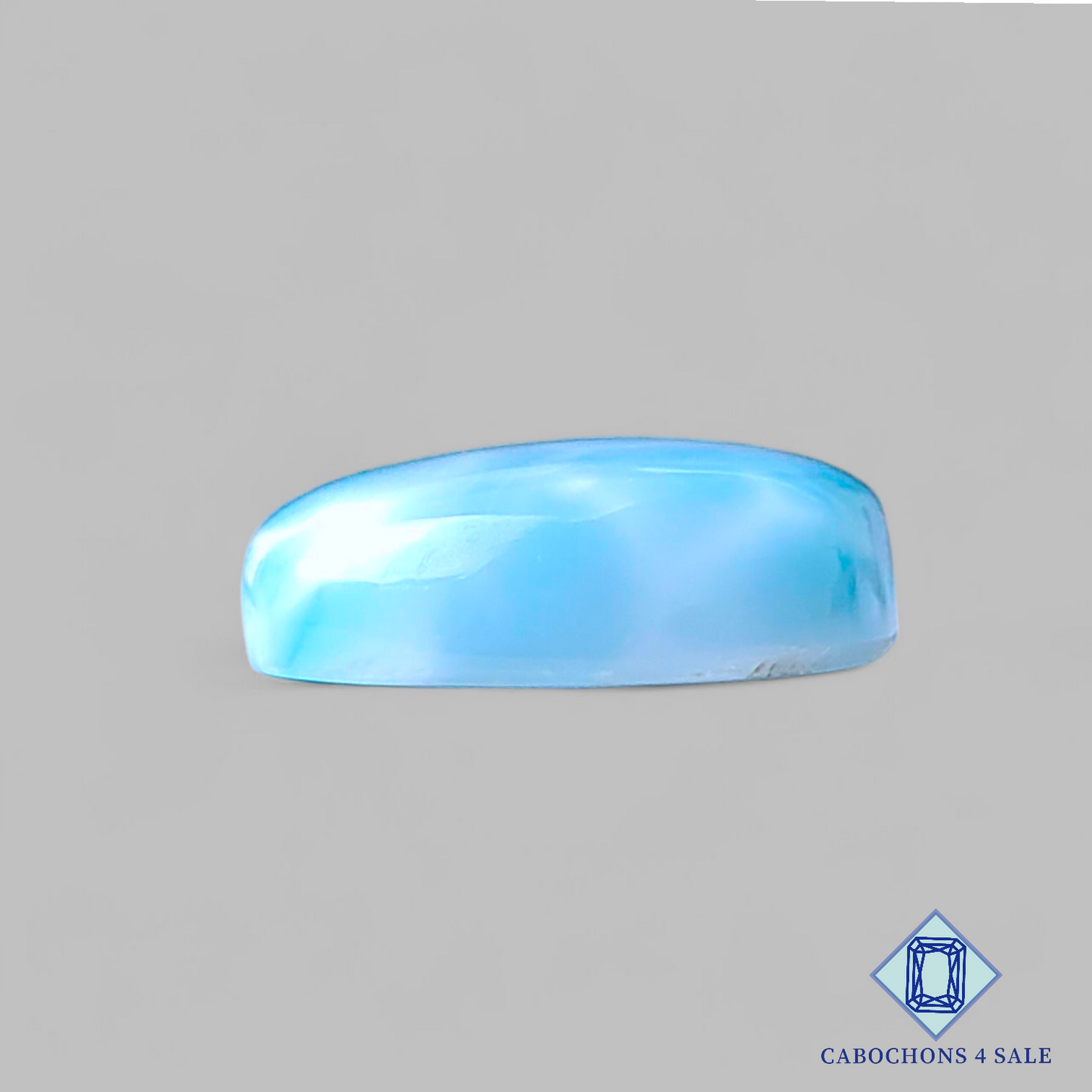 Cabujones de fantasía de larimar de 17 x 13 x 5 mm