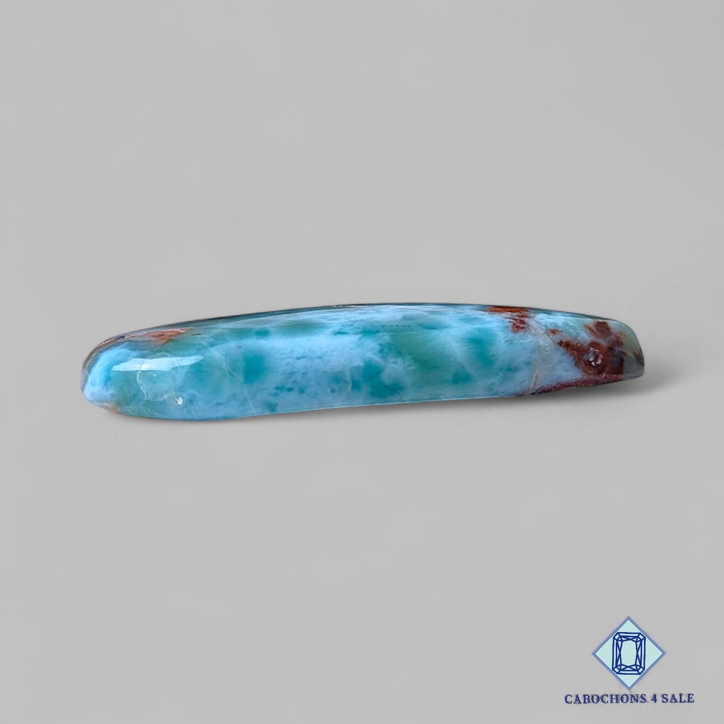 Natural Seam Agate Gemstone Round Cabochons 40*20*6mm from Morocco available for sale