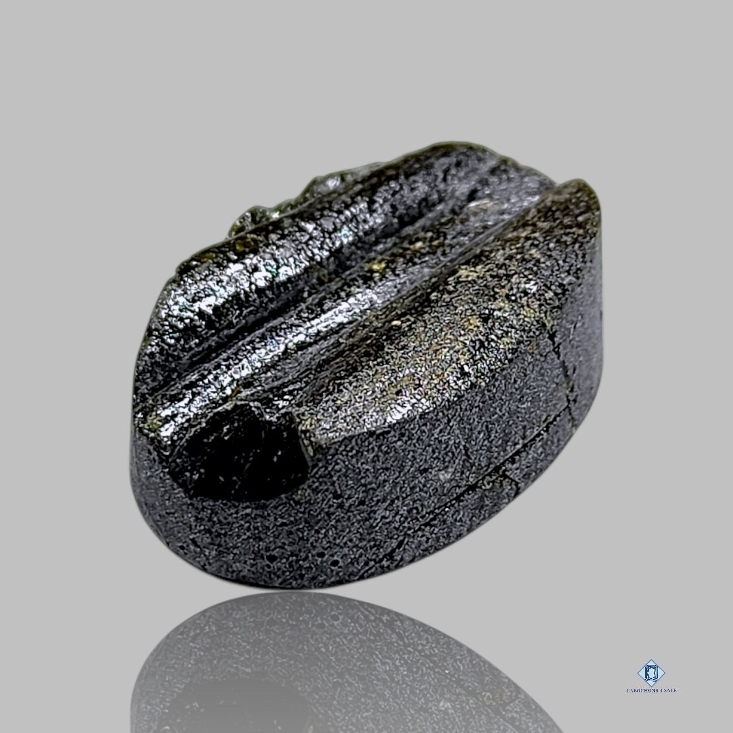 Druzy ovalado de lava