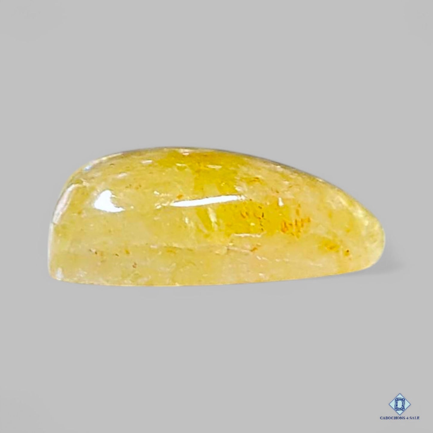 Lemon Quartz Heart Carvings