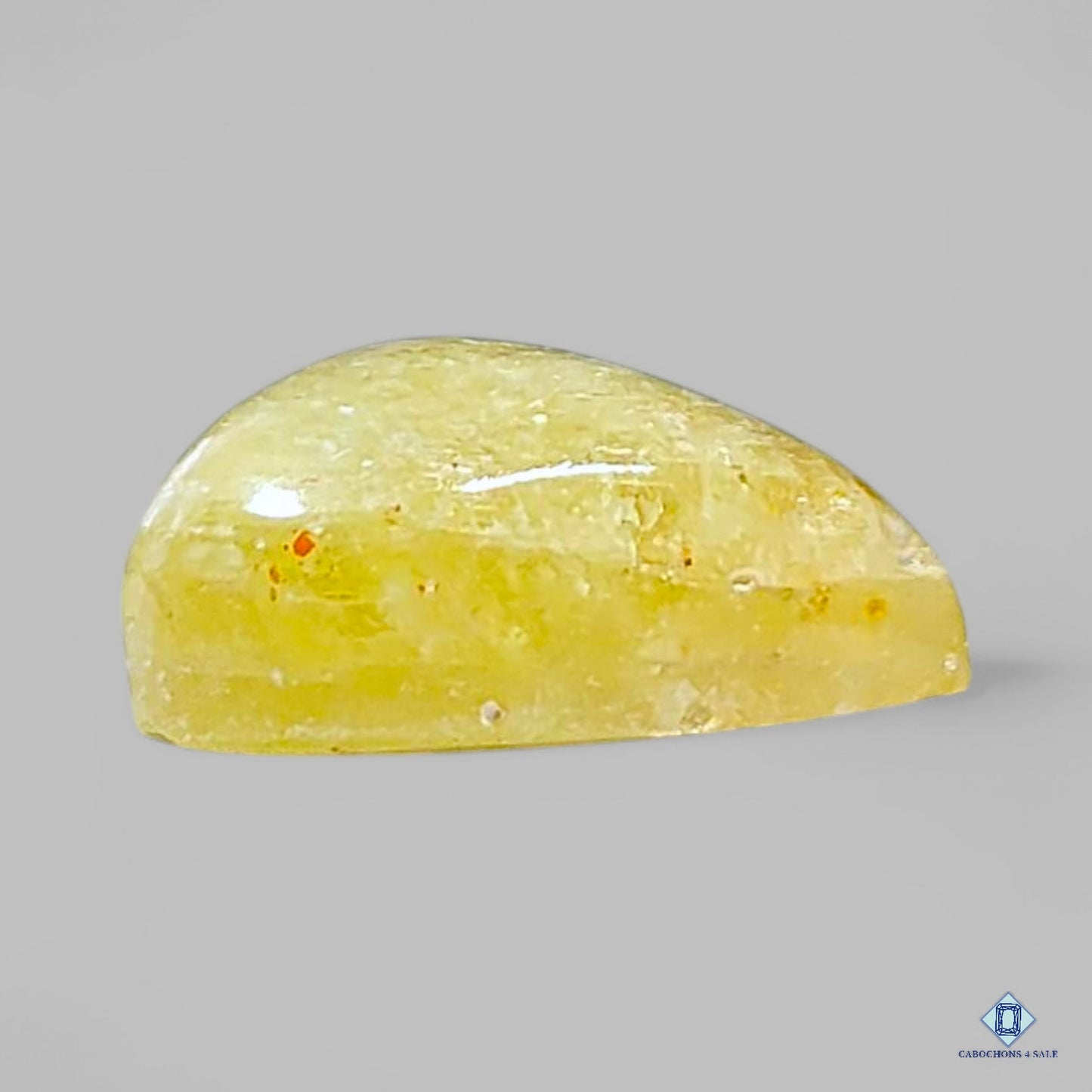 Lemon Quartz Heart Carvings