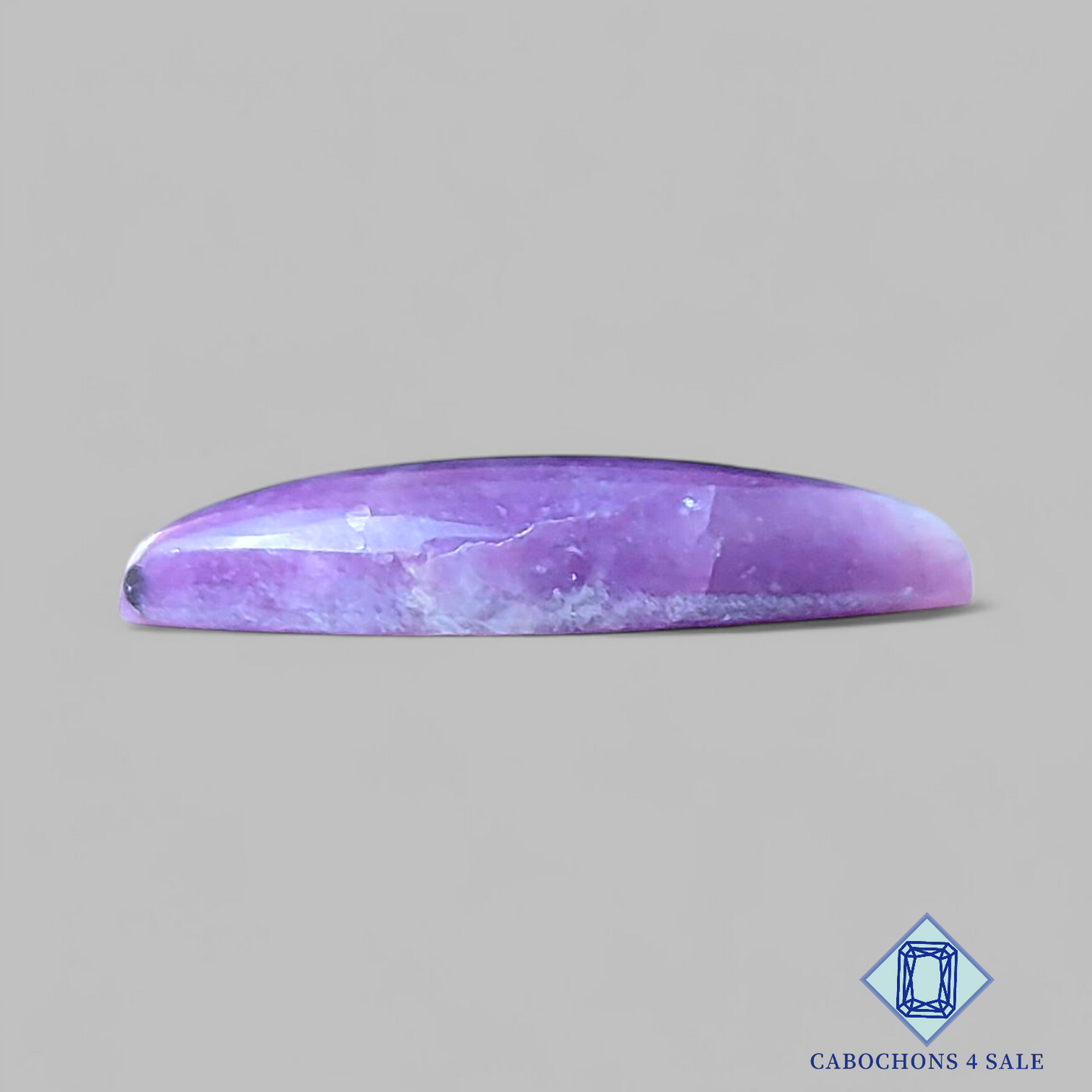 Cabujones de lepidolita marquesa de 25 x 11 x 4 mm