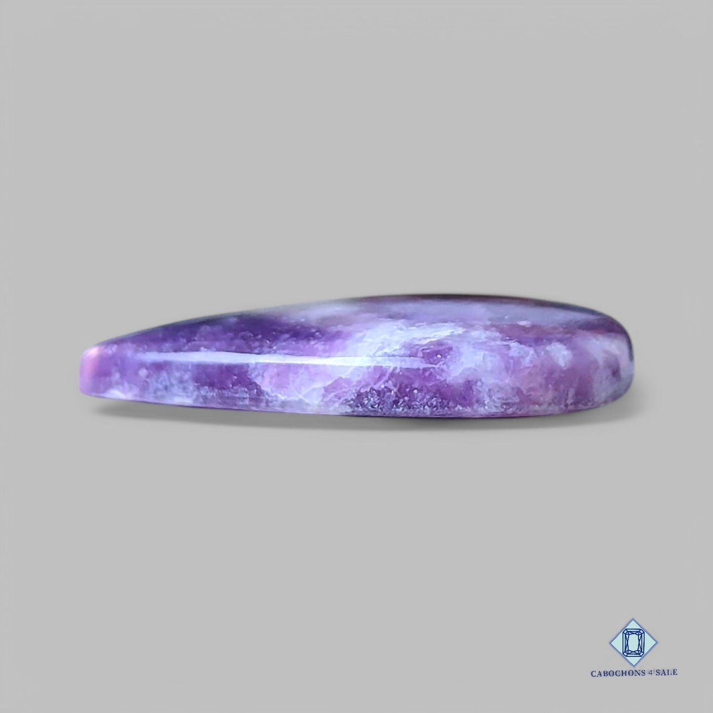 Rare Lepidolite Pear Gemstone Cabochons for sale, Pear 31*26*5mm