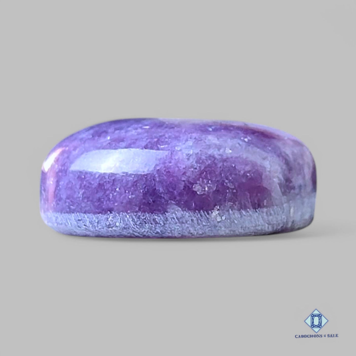 High-Grade Lepidolite Round Gemstone Cabochons for sale, Round 17*7mm