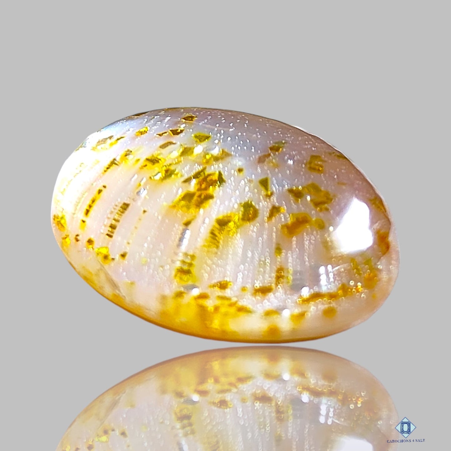 MOP + Crystal Quartz Doublets Oval Doublets