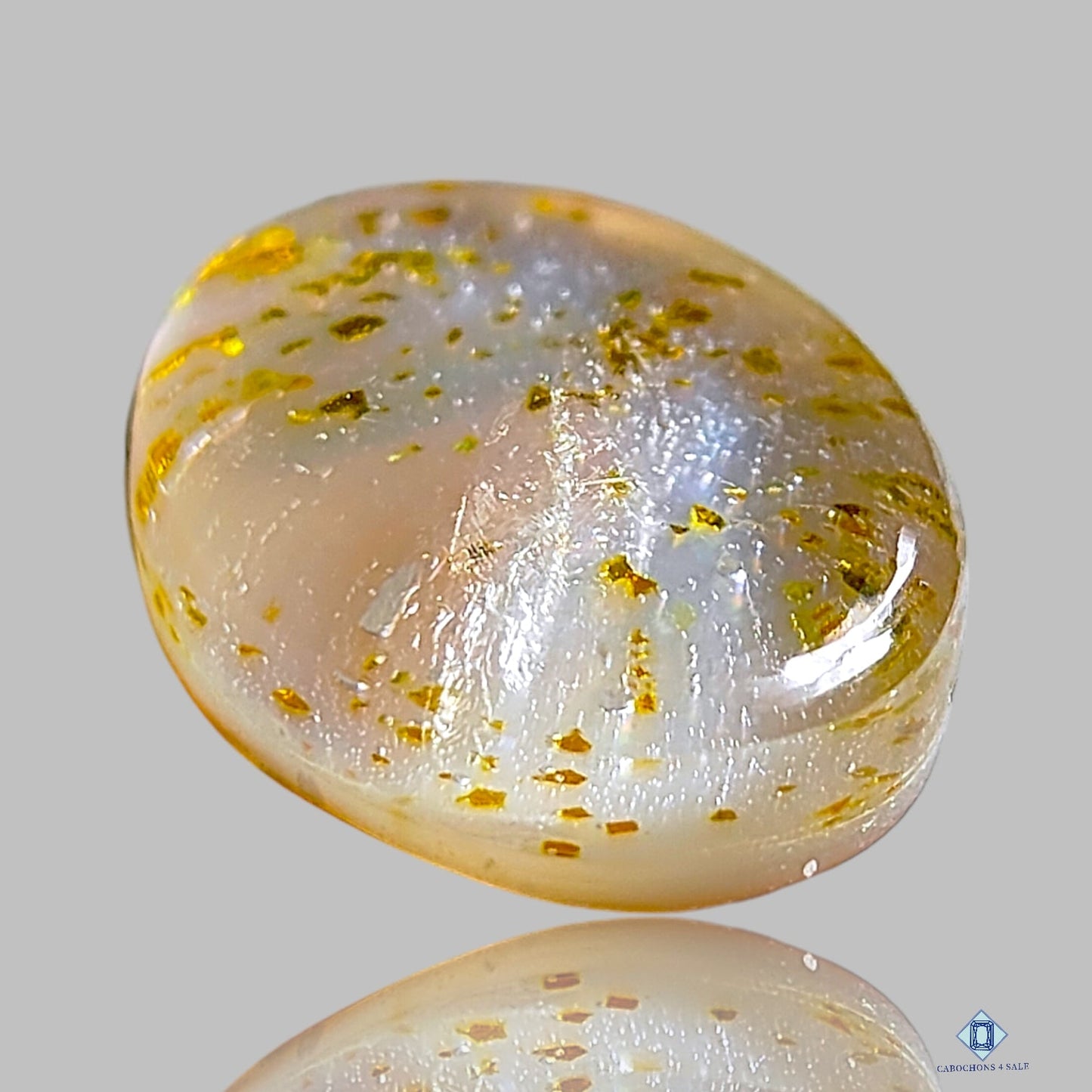 MOP + Crystal Quartz Doublets Oval Doublets