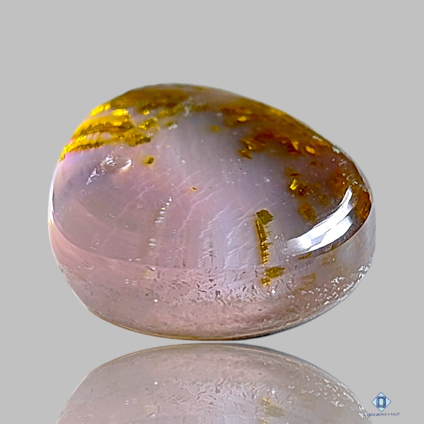 MOP + Crystal Quartz Doublets Pear Doublets