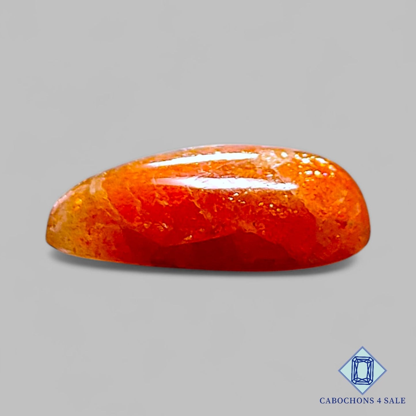 Natural Madras Sunstone Gemstone Pear Cabochons 17*12*5mm available for sale