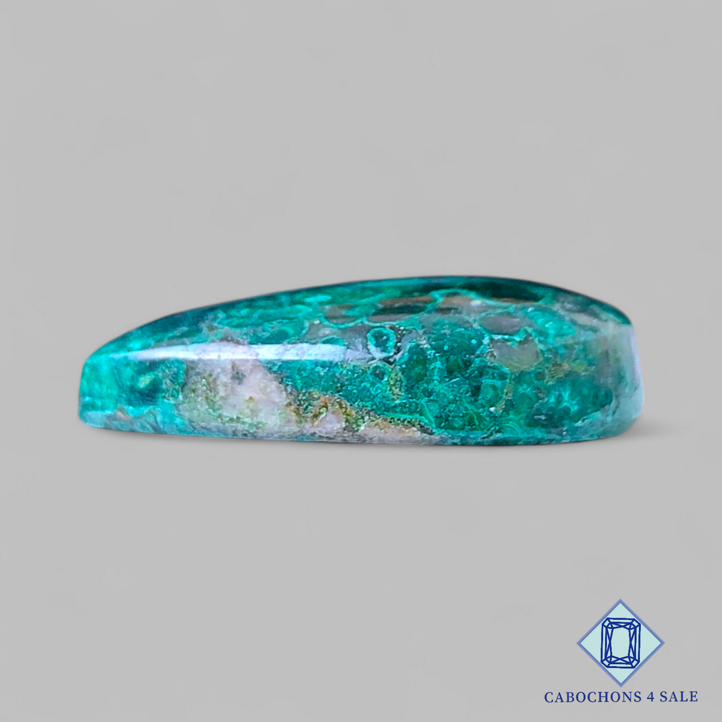 Natural Malachite Pear Cabochons