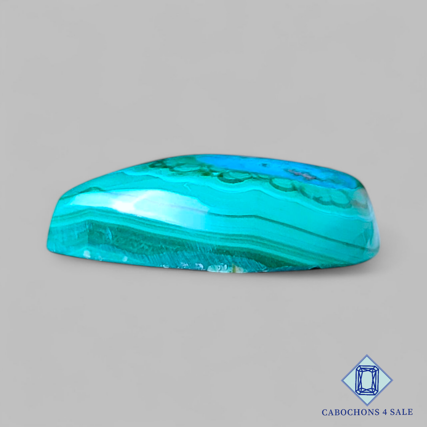 Natural Malachite Chrysocolla Pear Cabochons