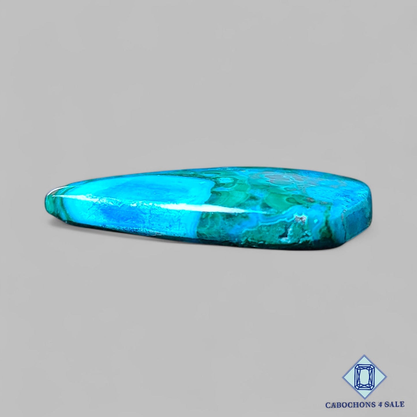 Natural Malachite Chrysocolla Gemstone Fancy Cabochons 31*26*6mm from Democratic Republic of the Congo available for sale