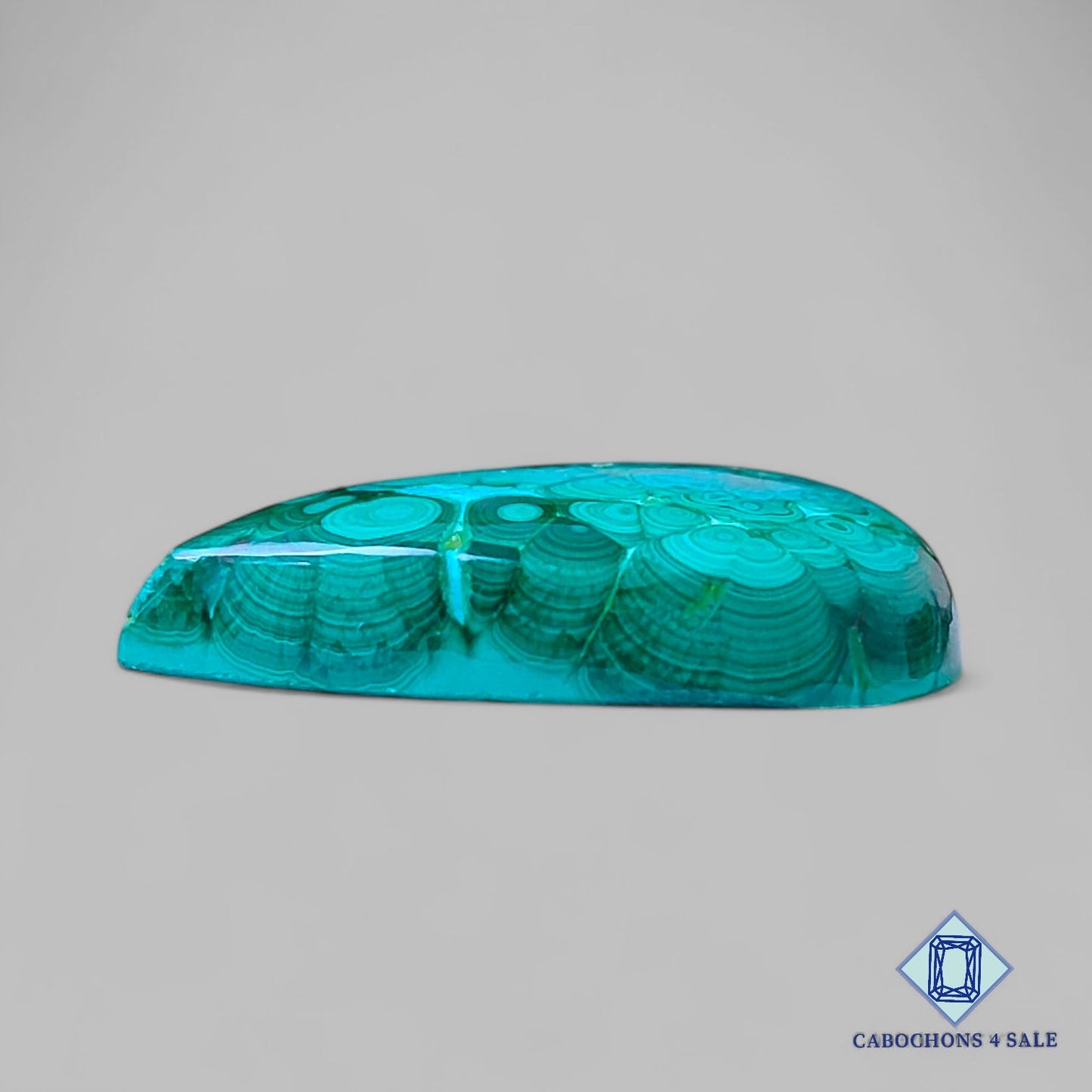 Natural Malachite Chrysolcolla Gemstone Pear Cabochons 28*19*6mm from Democratic Republic of the Congo available for sale