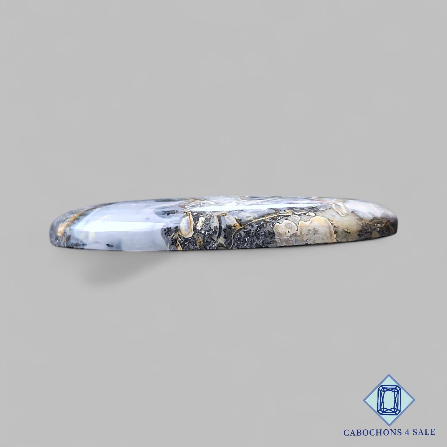 Natural Maligano Jasper Gemstone Oval Cabochons 49*21*5mm from Indonesia available for sale