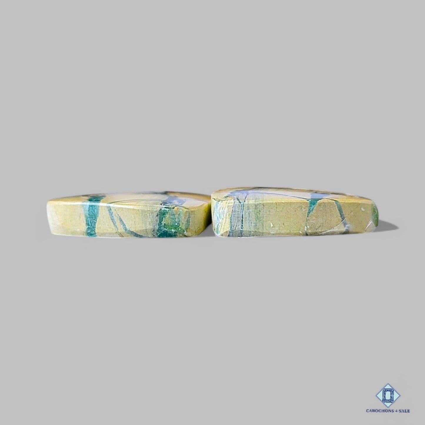 Natural Mariposite Gemstone Fancy Pairs 22*17*4mm from USA available for sale