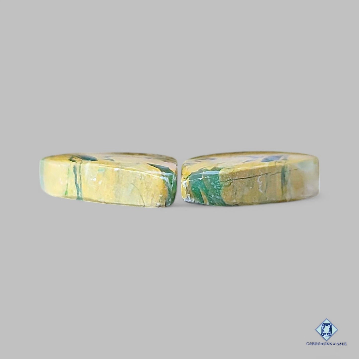 Natural Mariposite Gemstone Pear Pairs 27*13*4mm from USA available for sale