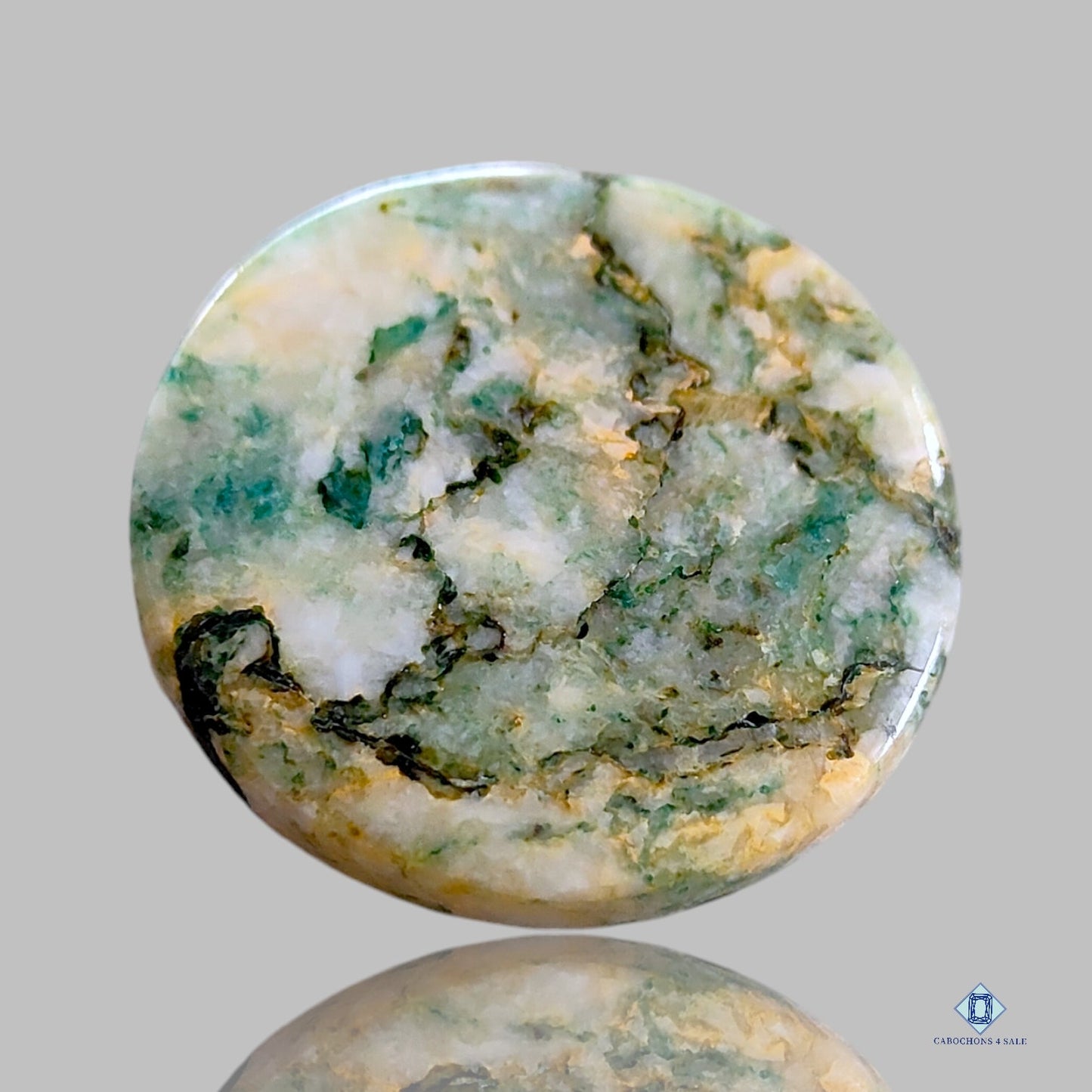 Cabujones redondos de meriposita