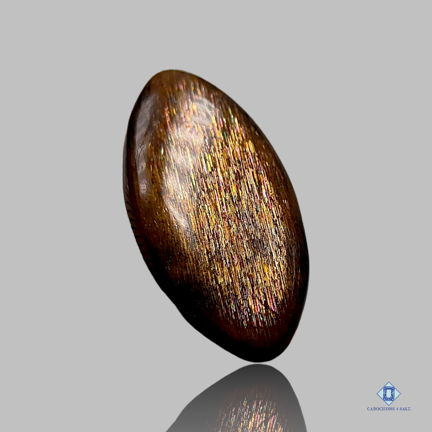 Meteoschauer Regenbogengitter Sonnenstein-Marquise-Cabochons