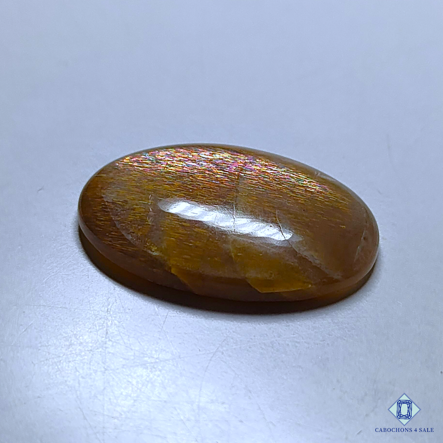 Meteor Shower Rainbow Lattice Sunstone