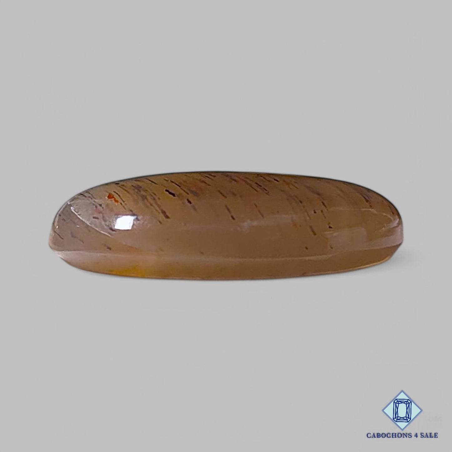 Cabujones ovalados de piedra solar con enrejado arcoíris de lluvia de meteoritos natural de 21 x 16 x 5 mm, procedentes de Australia, disponibles para la venta.