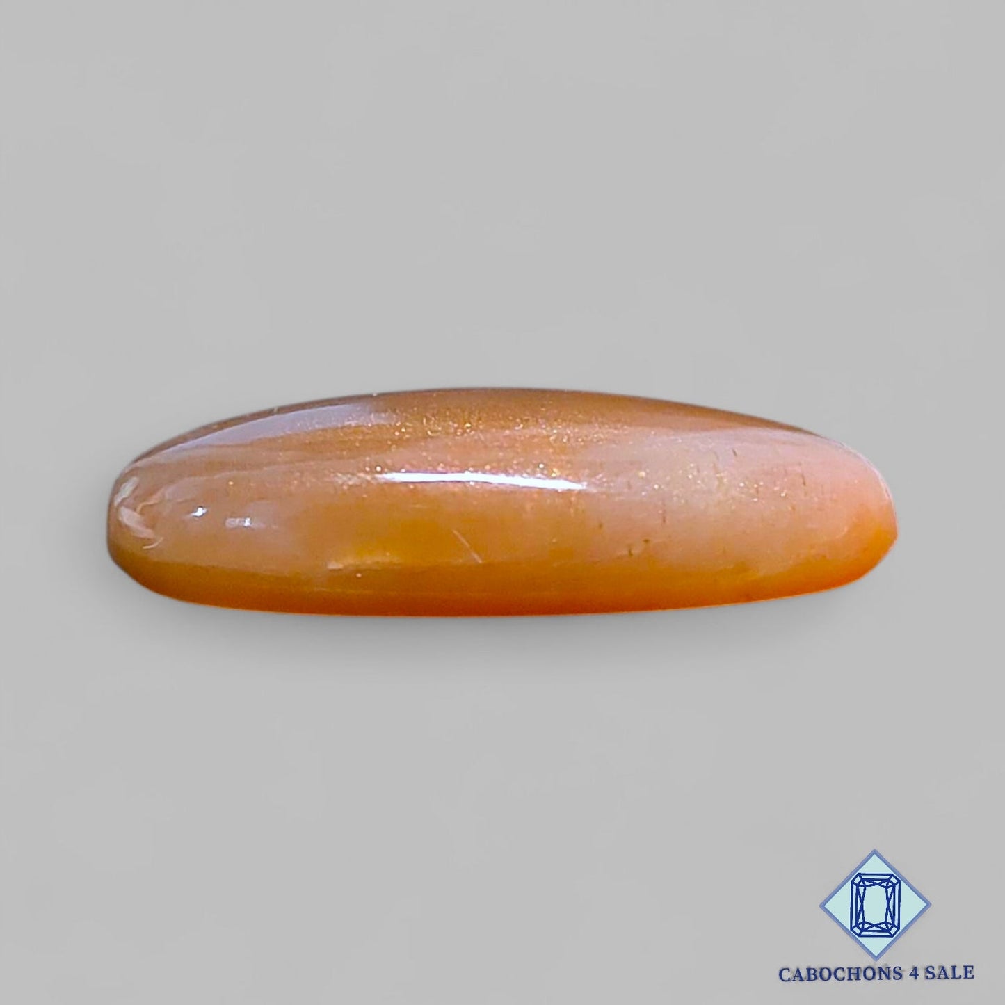 Cabujones ovalados de piedra solar con enrejado arcoíris de lluvia de meteoritos natural de 22 x 14 x 5 mm, procedentes de Australia, disponibles para la venta.