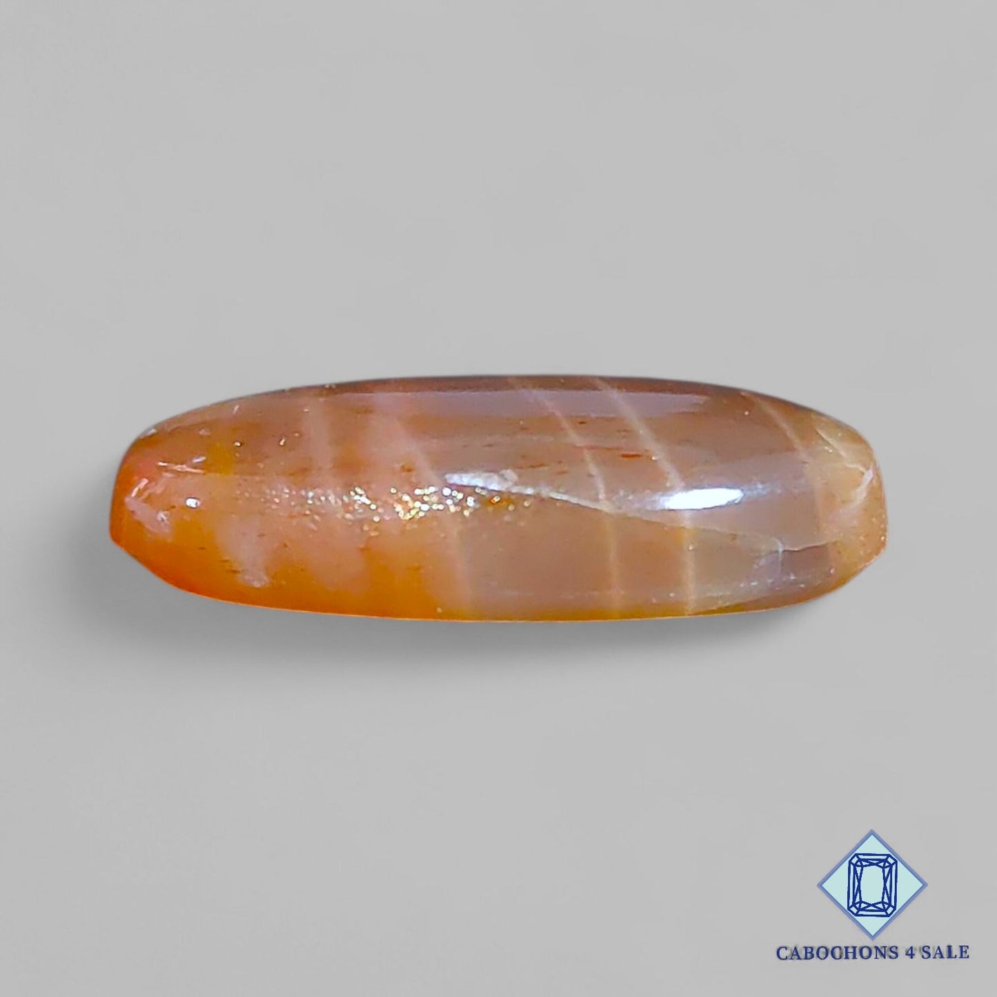 Natural Meteor Shower Rainbow Lattice Sunstone Gemstone Oval Cabochons 23*19*5mm from Australia available for sale