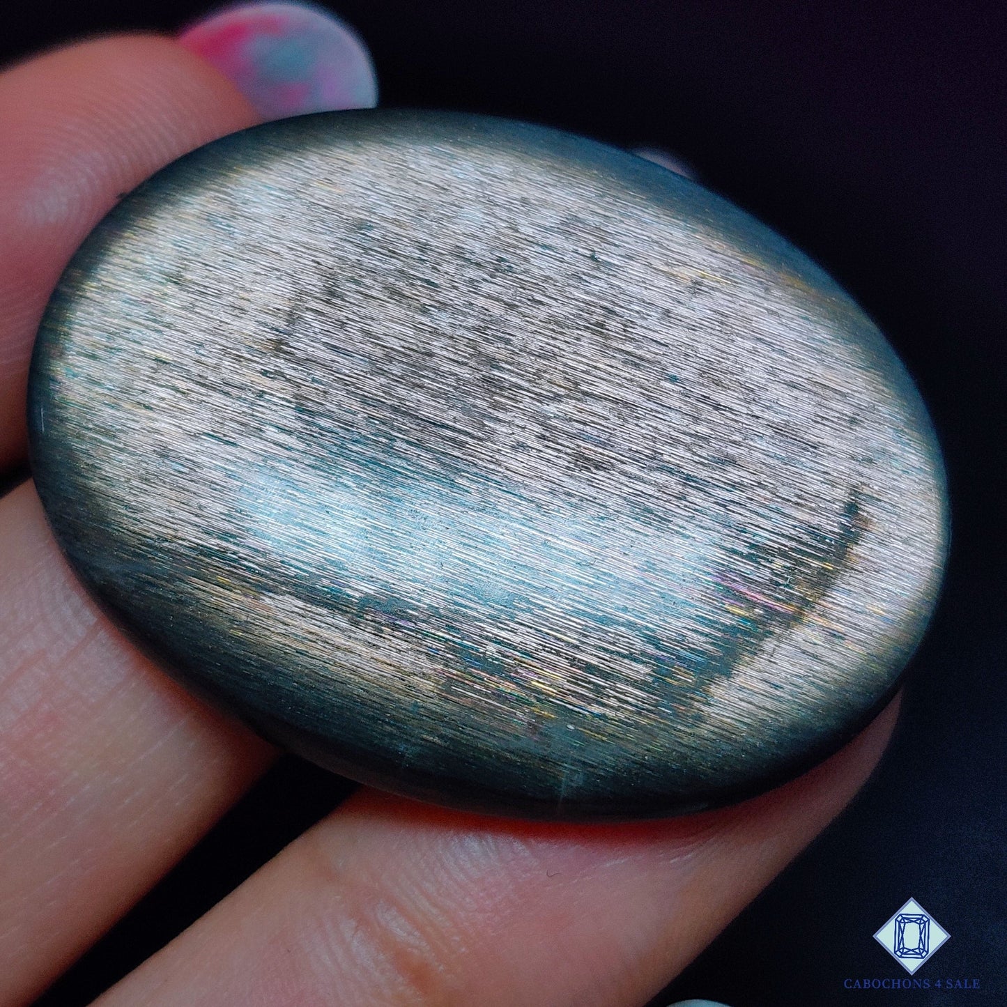 Meteor Shower Rainbow Lattice Sunstone