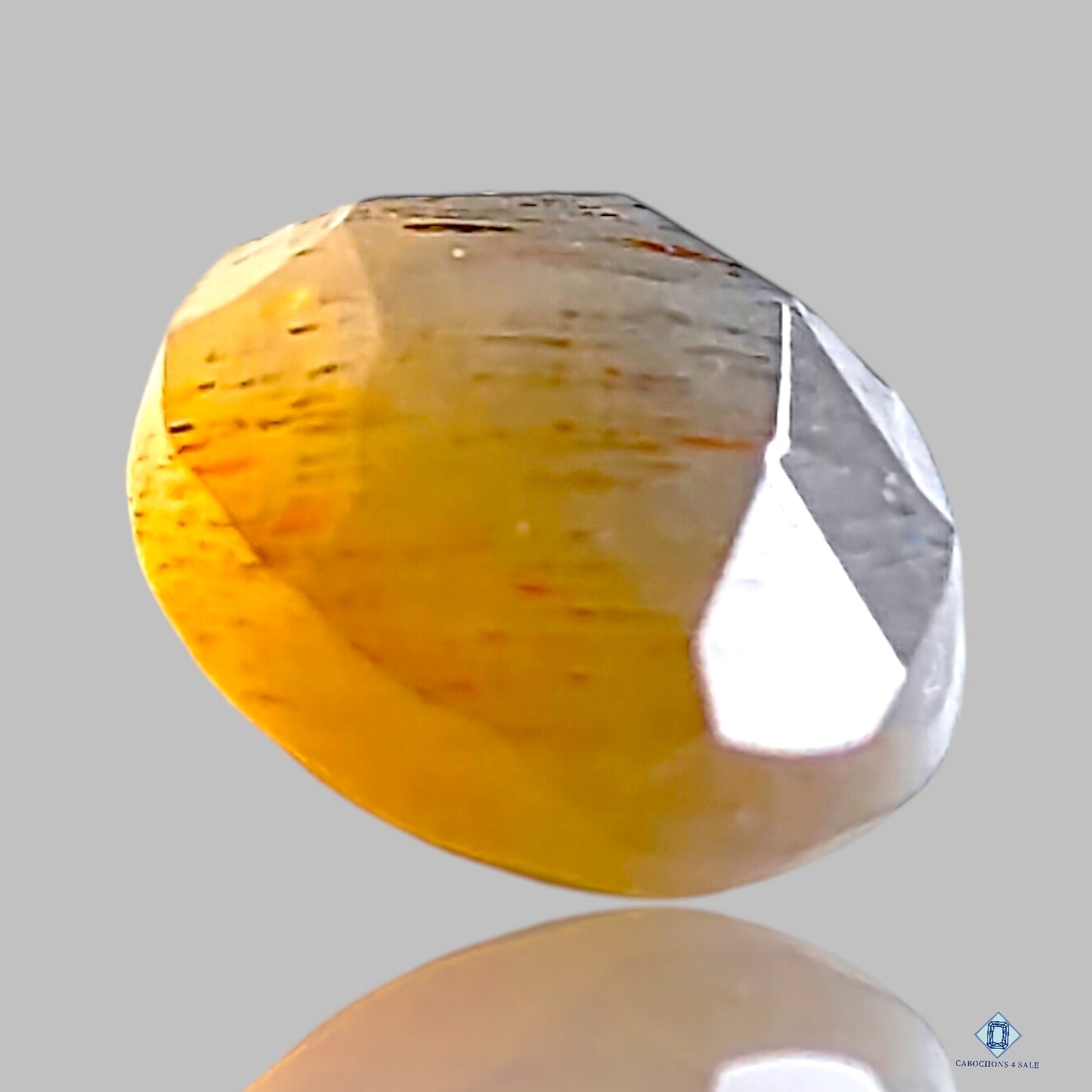 Meteor Shower Rainbow Lattice Sunstone Oval All Cuts