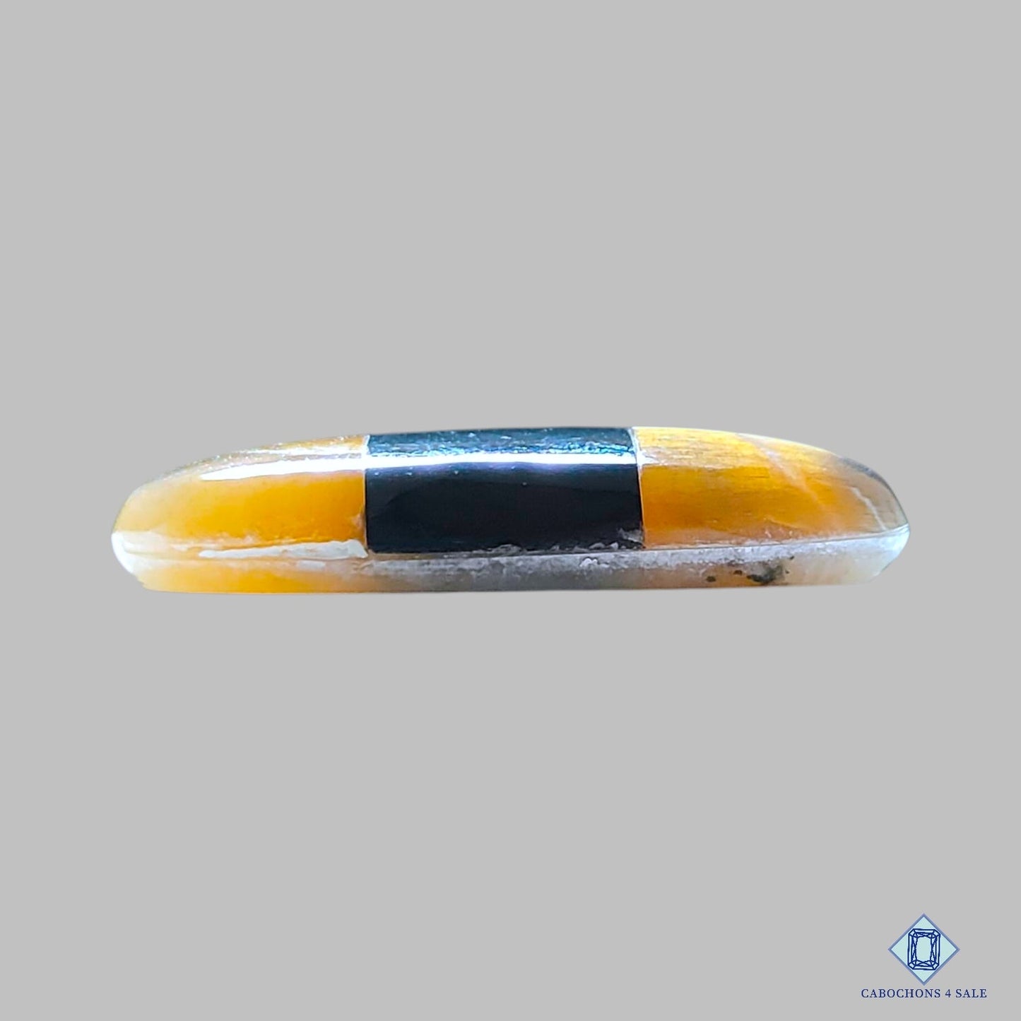 Meteor Shower Rainbow Lattice Sunstone + Black Onyx