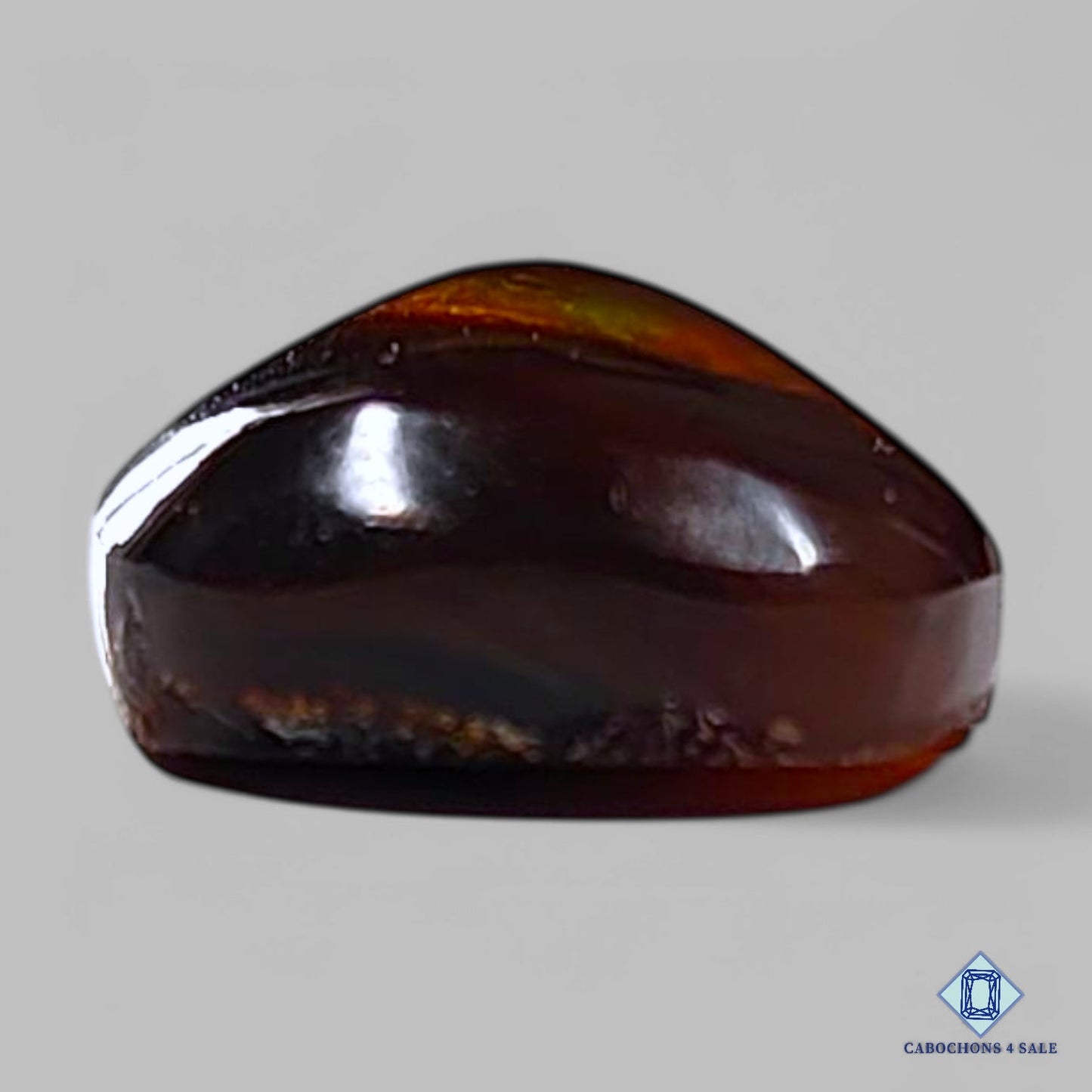 Natural Mexican Fire Agate Gemstone Fancy Cabochons 14*11*5mm from Mexico available for sale