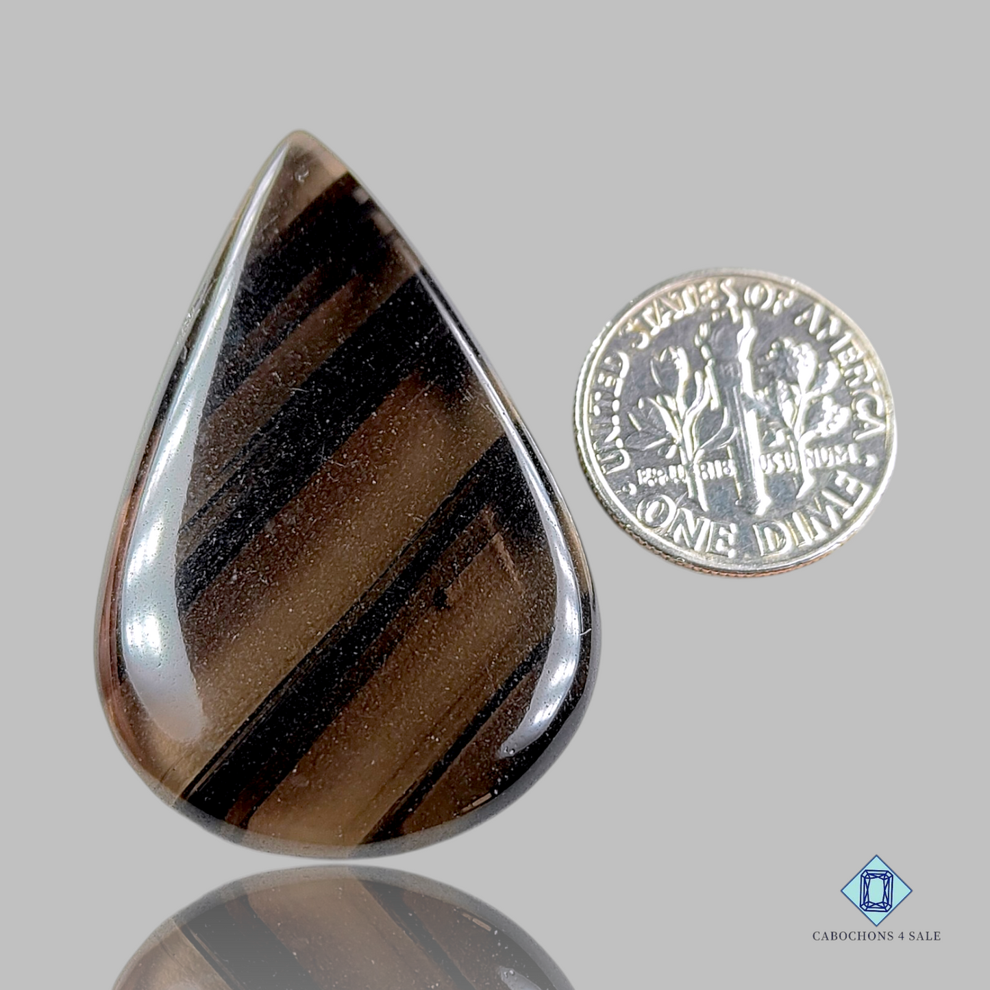 Obsidiana de encaje de medianoche