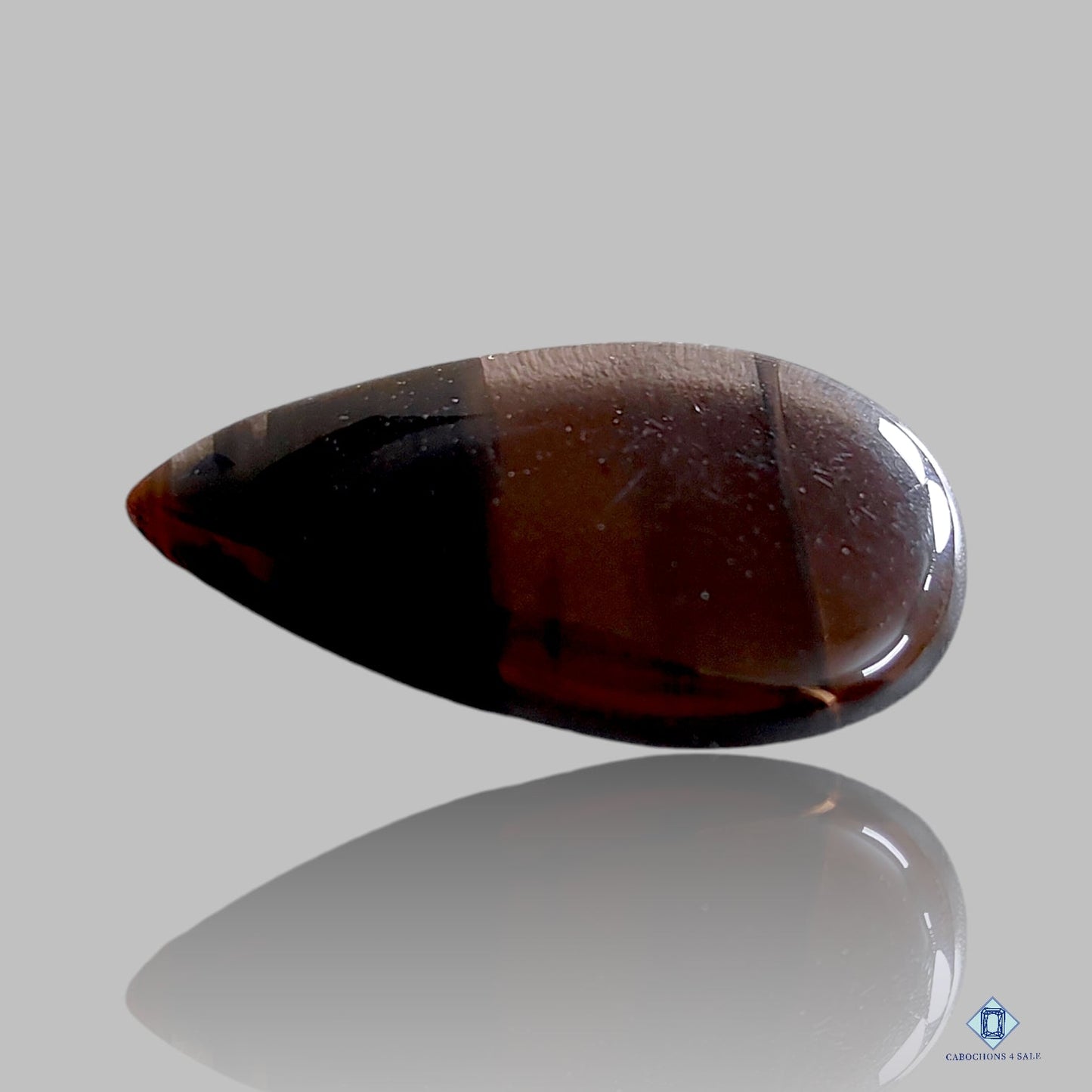 Midnight Lace Obsidian Pear Cabochons
