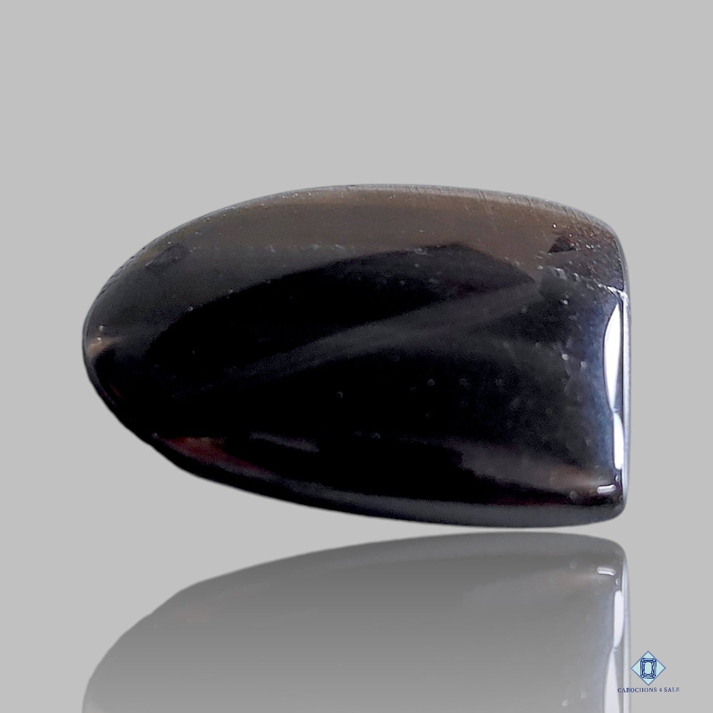 Cabujones de fantasía de obsidiana con encaje de medianoche