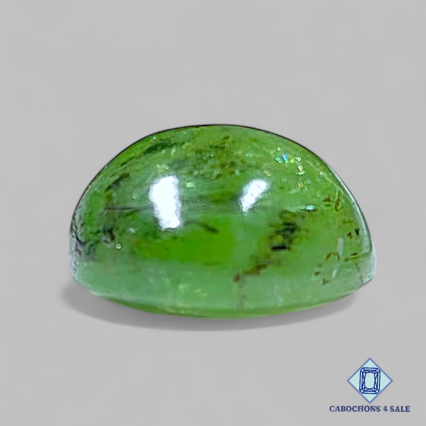 Natural Mint Kyanite Gemstone Round Cabochons 14*8mm from Brazil available for sale