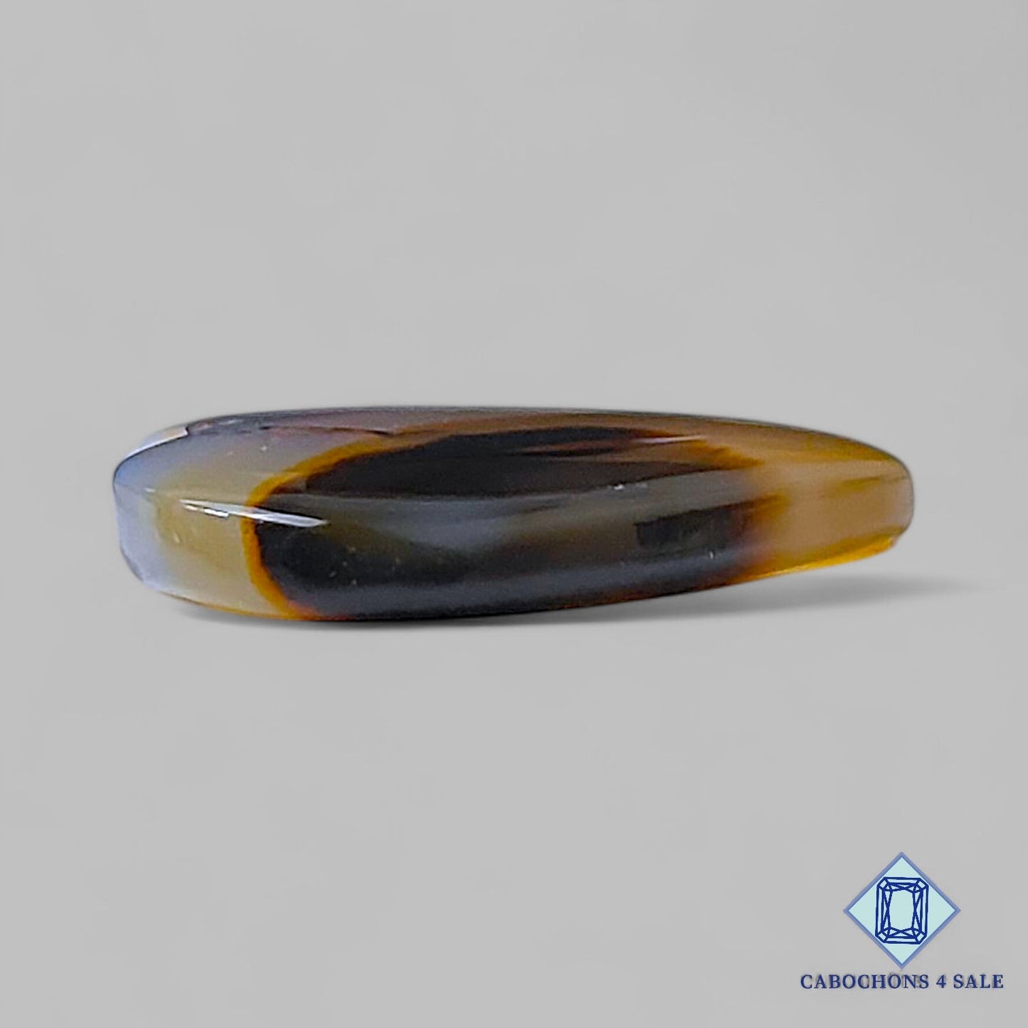 Tallas de corazón de piedra preciosa de ágata de Montana natural de 26 x 28 x 5 mm, disponibles para la venta en EE. UU.