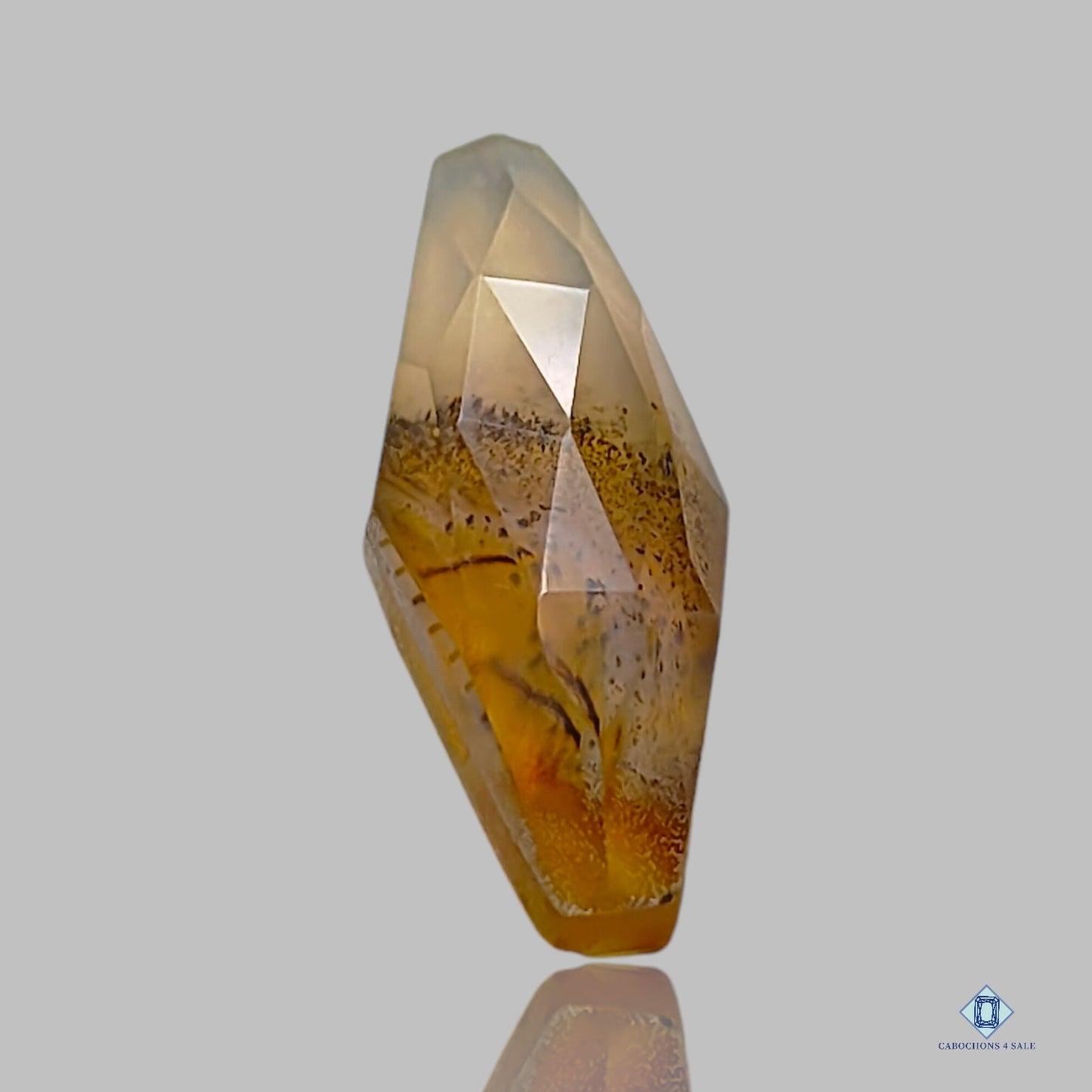 Montana Agate + Crystal Quartz Doublets Fancy Doublets