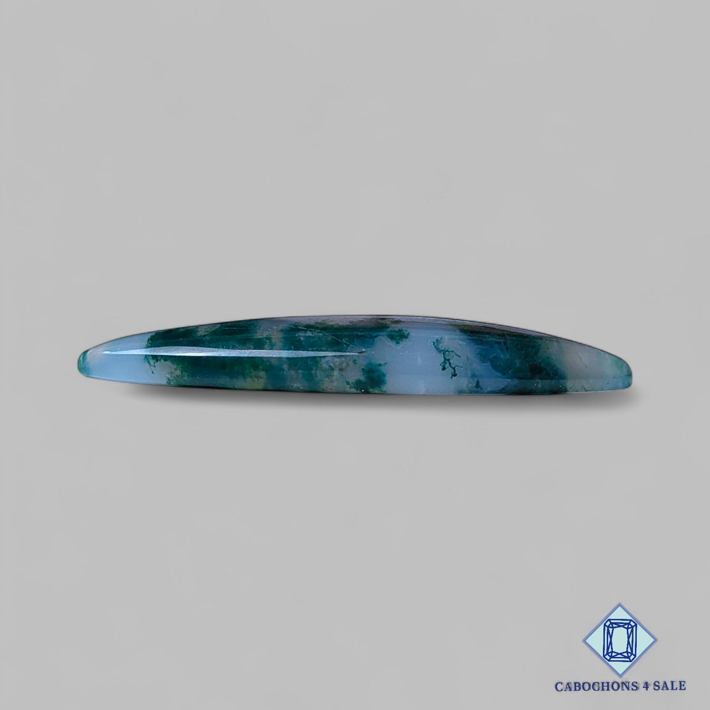 Natural Moss Agate Gemstone Marquise Cabochons 57*17*6mm from USA available for sale