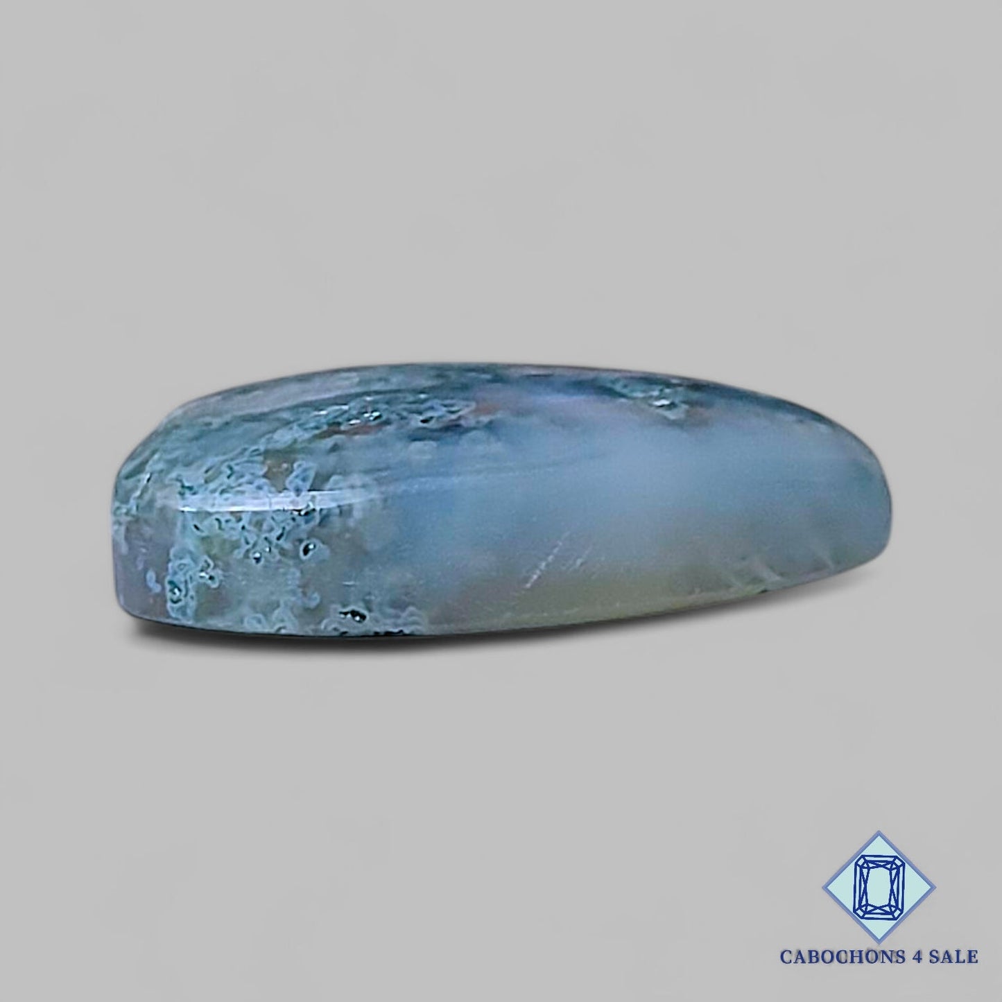 Natural Moss Agate Gemstone Heart Carvings 25*26*6mm from USA available for sale