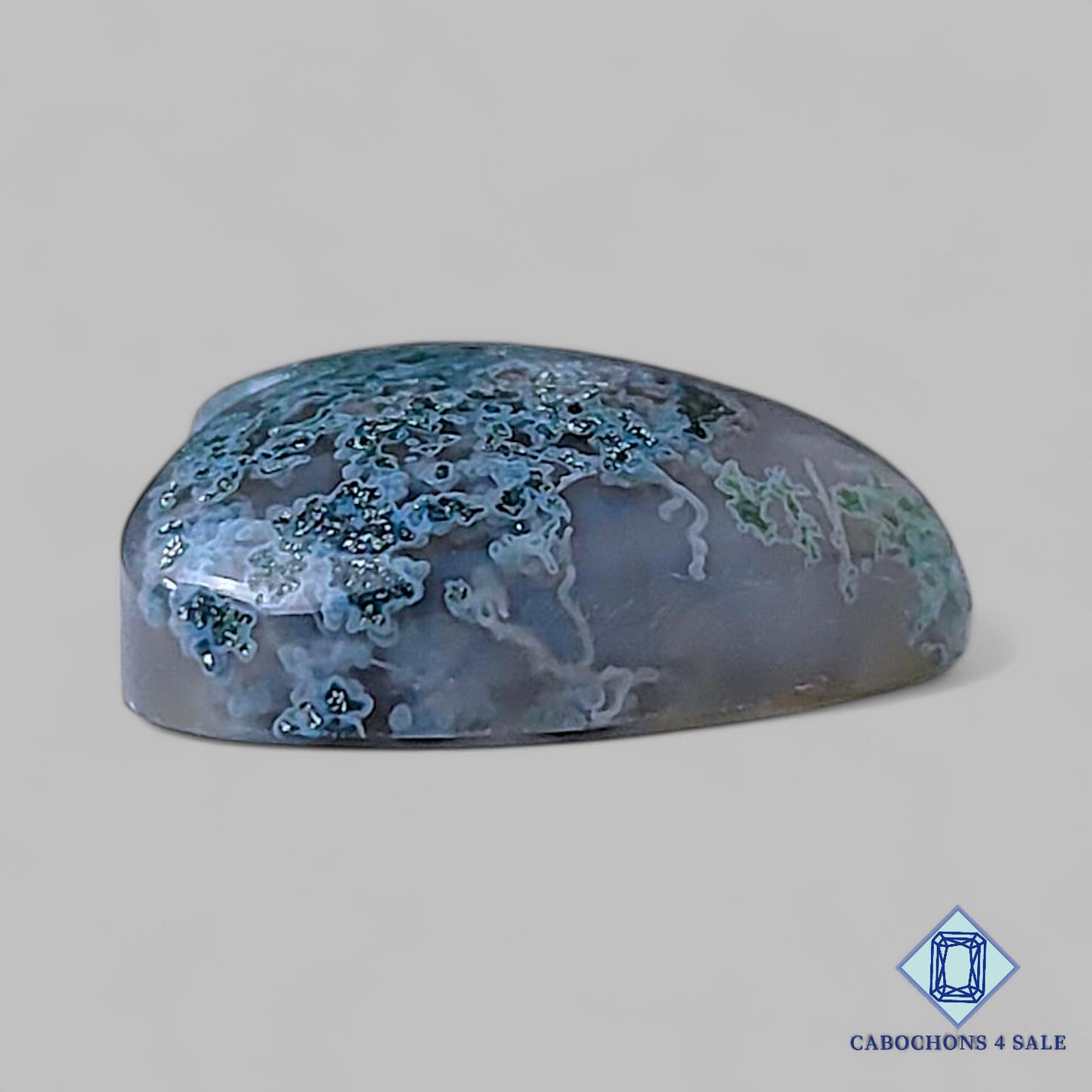 Natural Moss Agate Gemstone Heart Carvings 20*21*7mm from USA available for sale