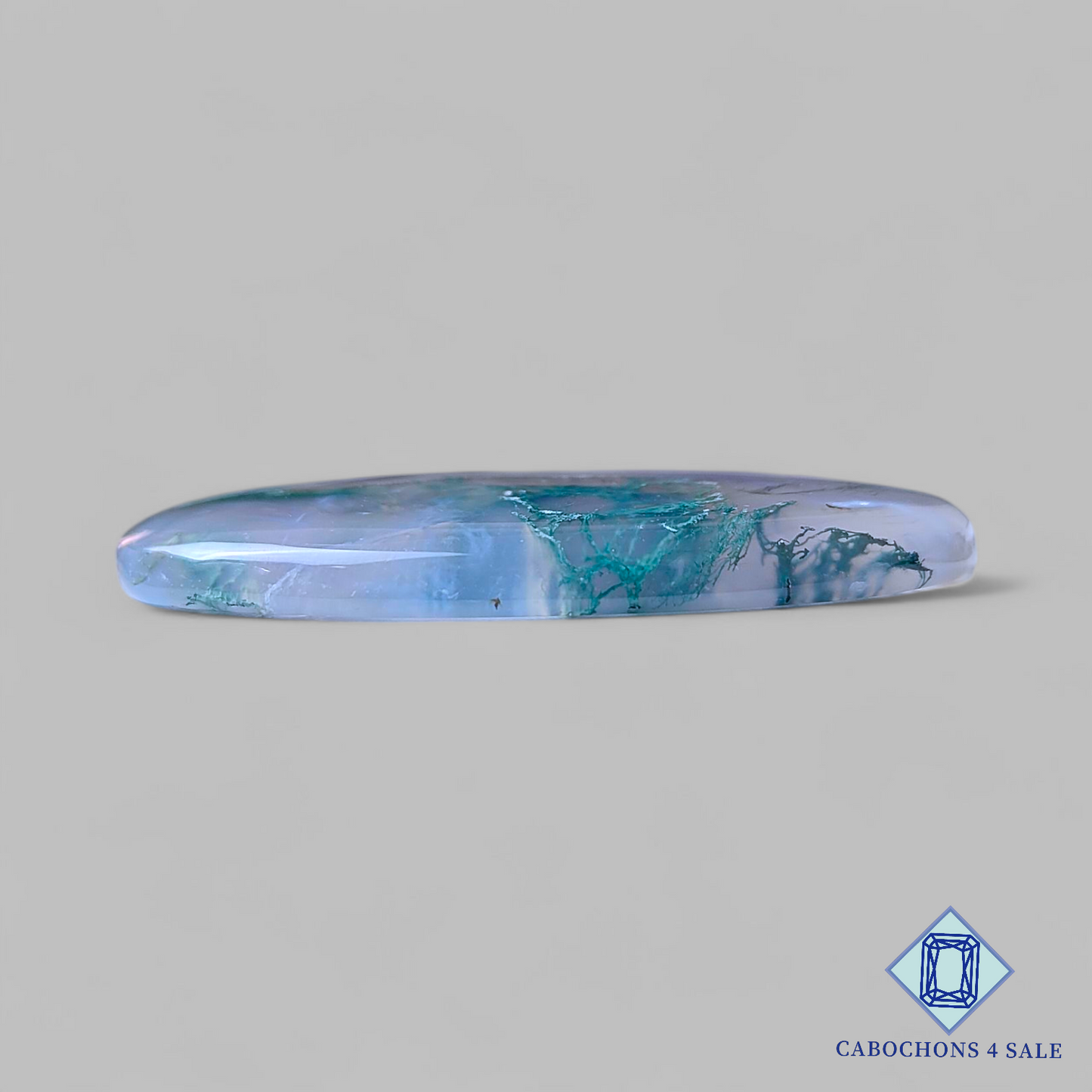 Moss Agate Oval Cabochons