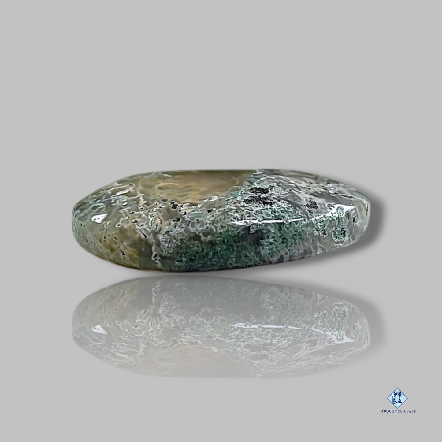 Moss Agate Oval Cabochons