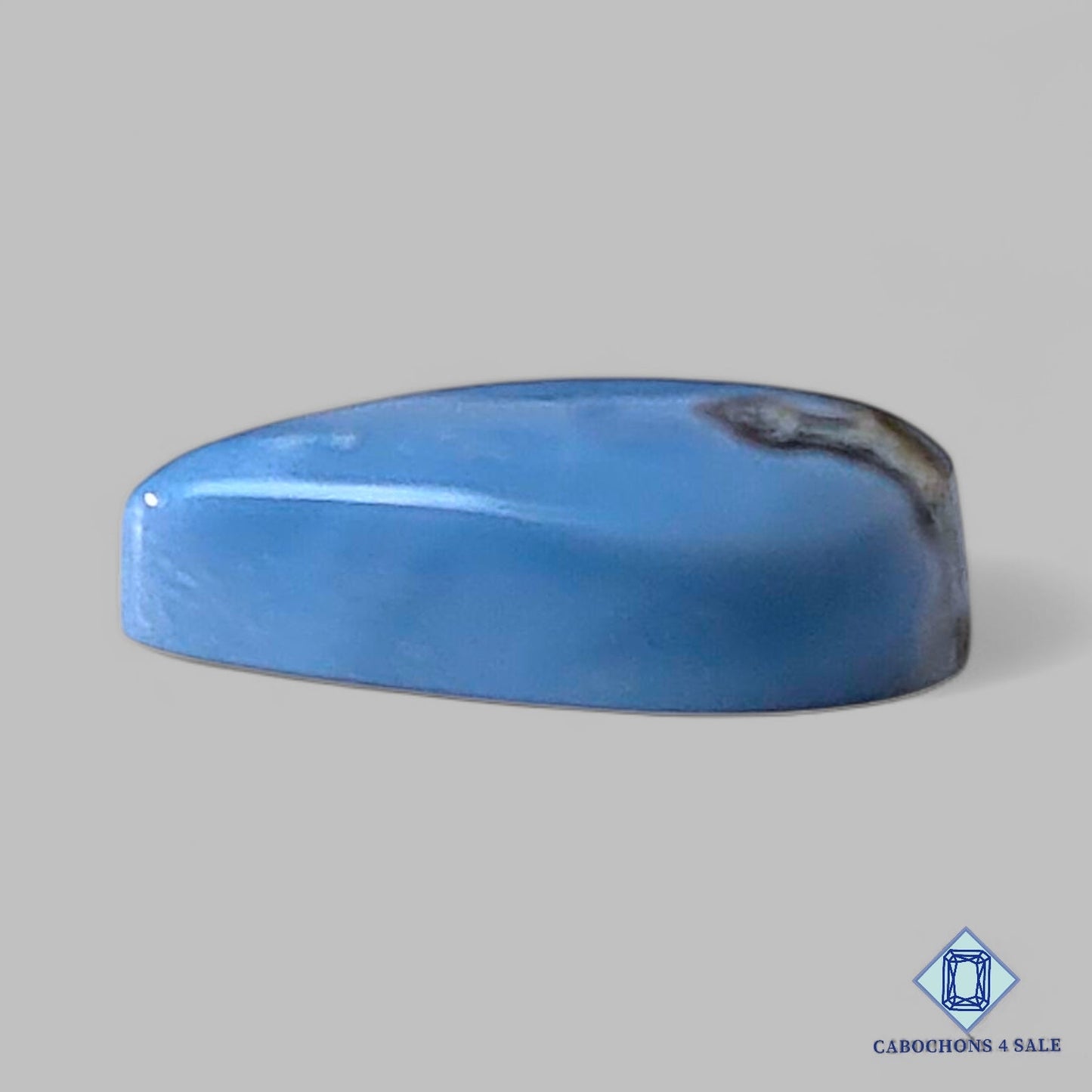 Natural Moss Blue Opal Gemstone Pear Cabochons 14*10*4mm from Peru available for sale