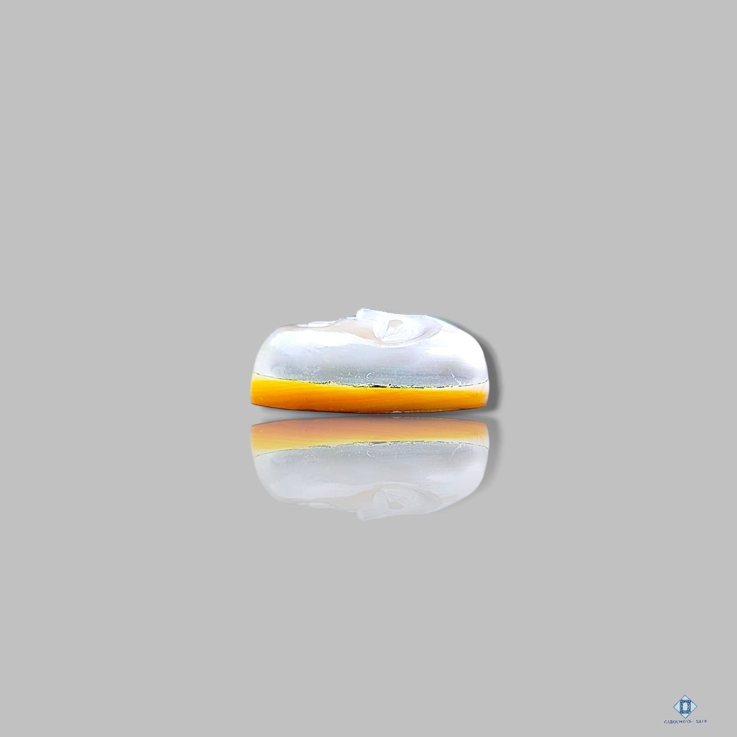 Mother Of Pearl + Crystal Quartz Face Carvings